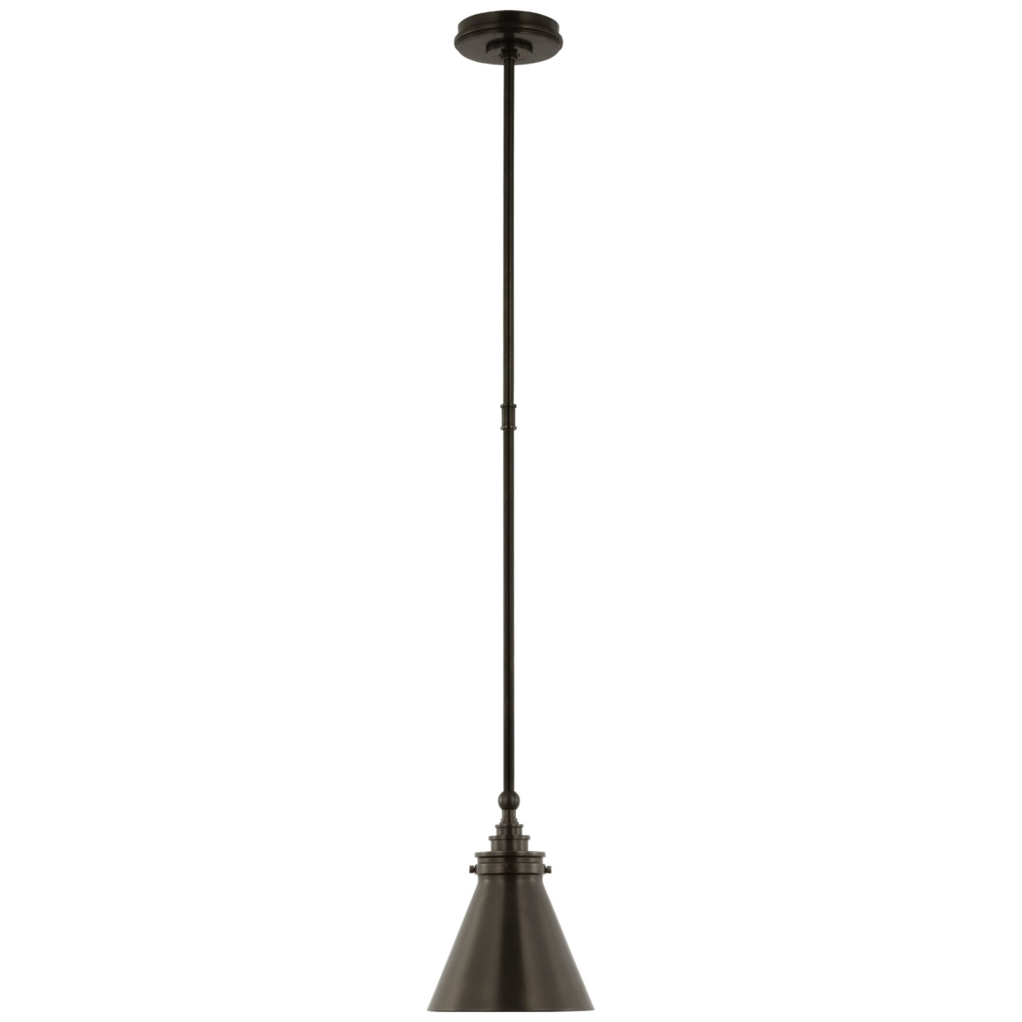 Chapman & Myers Parkington 9" Pendant in Bronze Ceiling Light W7.25"
