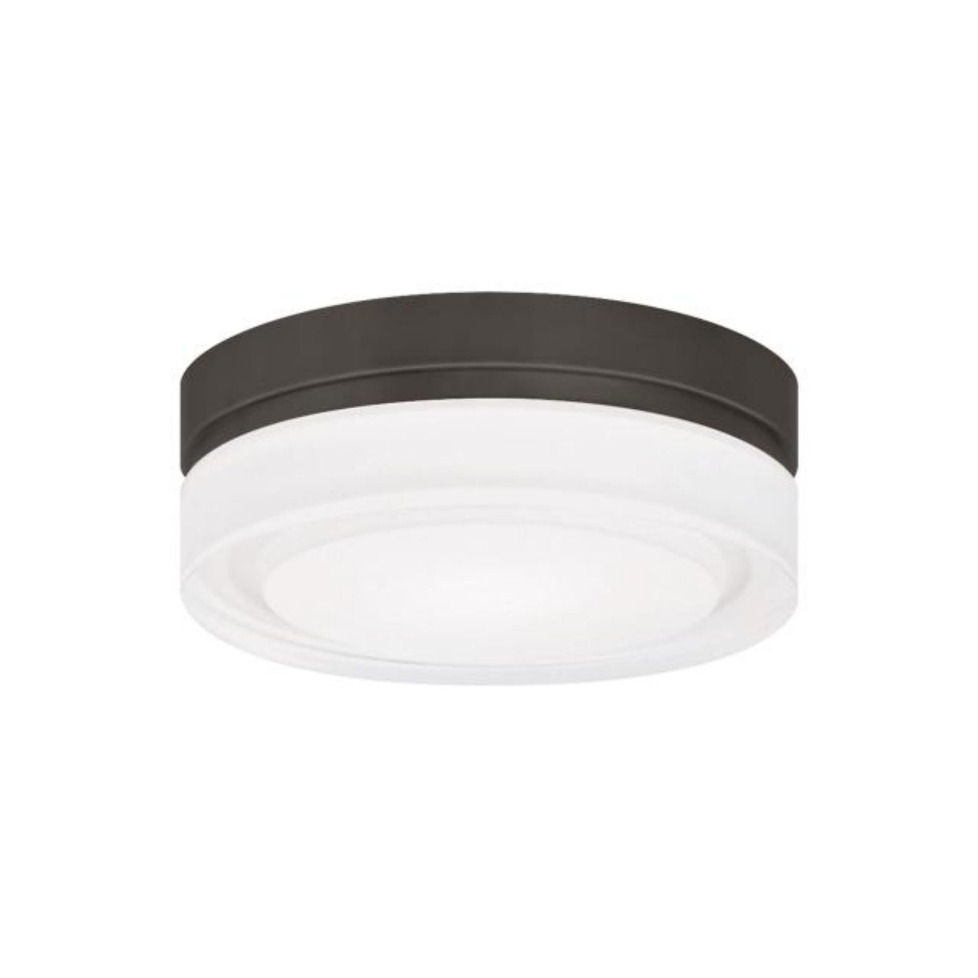 Cirque Small Flush Mount Flush & Semi-Flush Mount, Wall Collection 1-Light LED 2700K Antique Bronze by Sean Lavin
