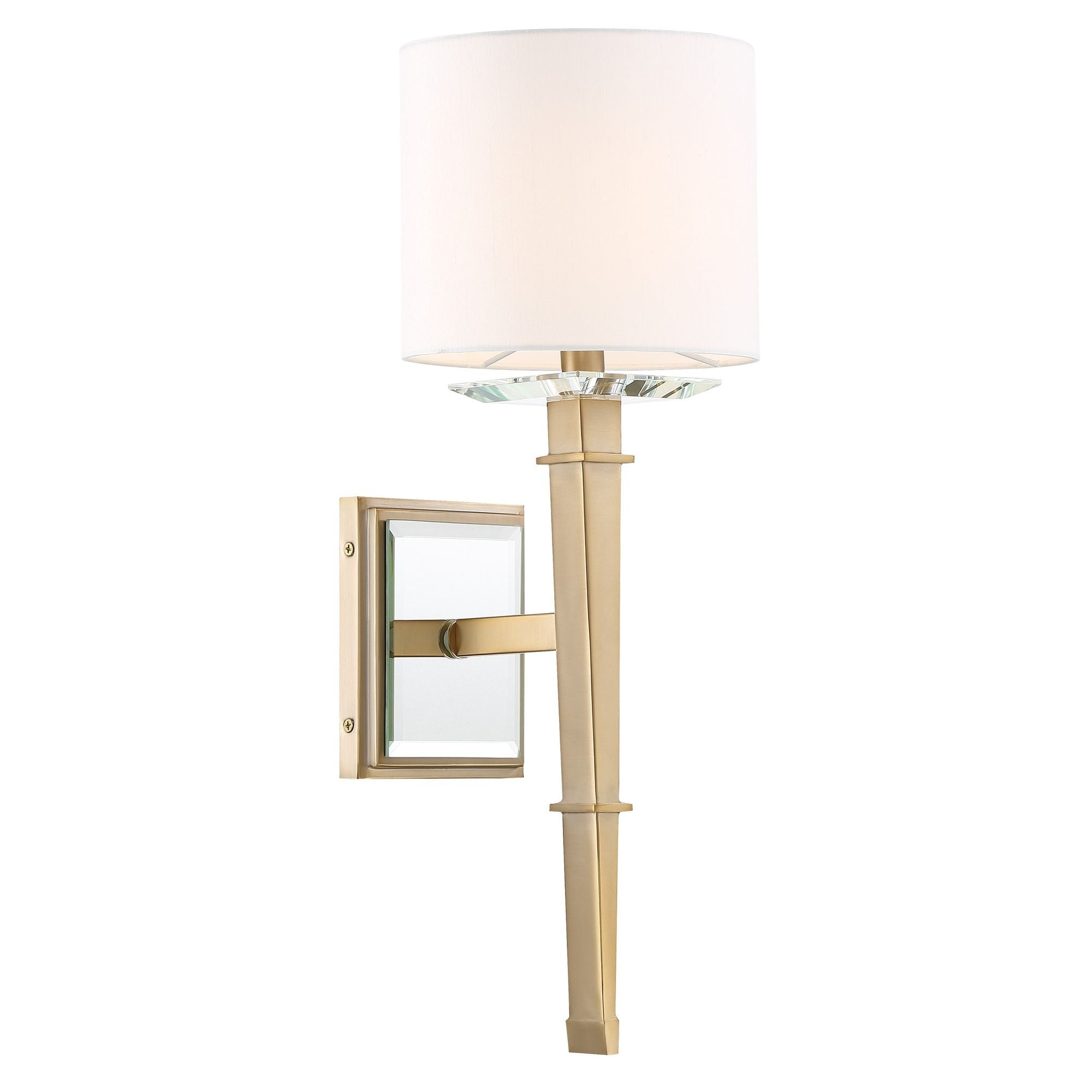 Clifton 8'' Aged Brass Sconce Gold 8"W x 20"H x 8"D