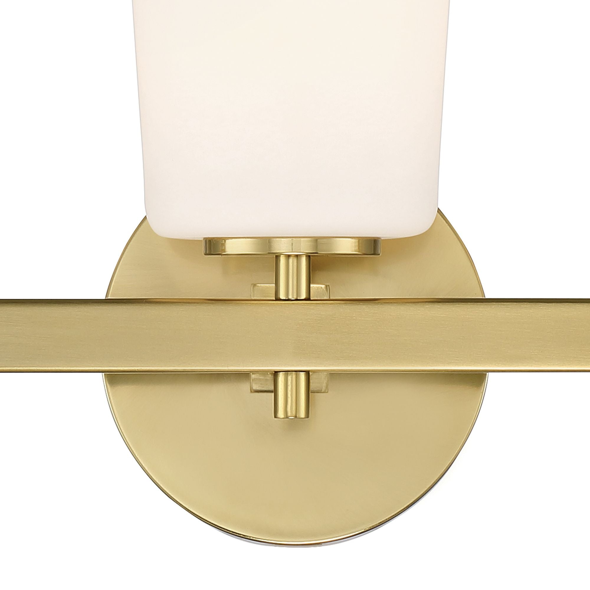 Colton 3 Light Aged Brass Bathroom Vanity Glass 23.25"W x 11.75"H x 6"D