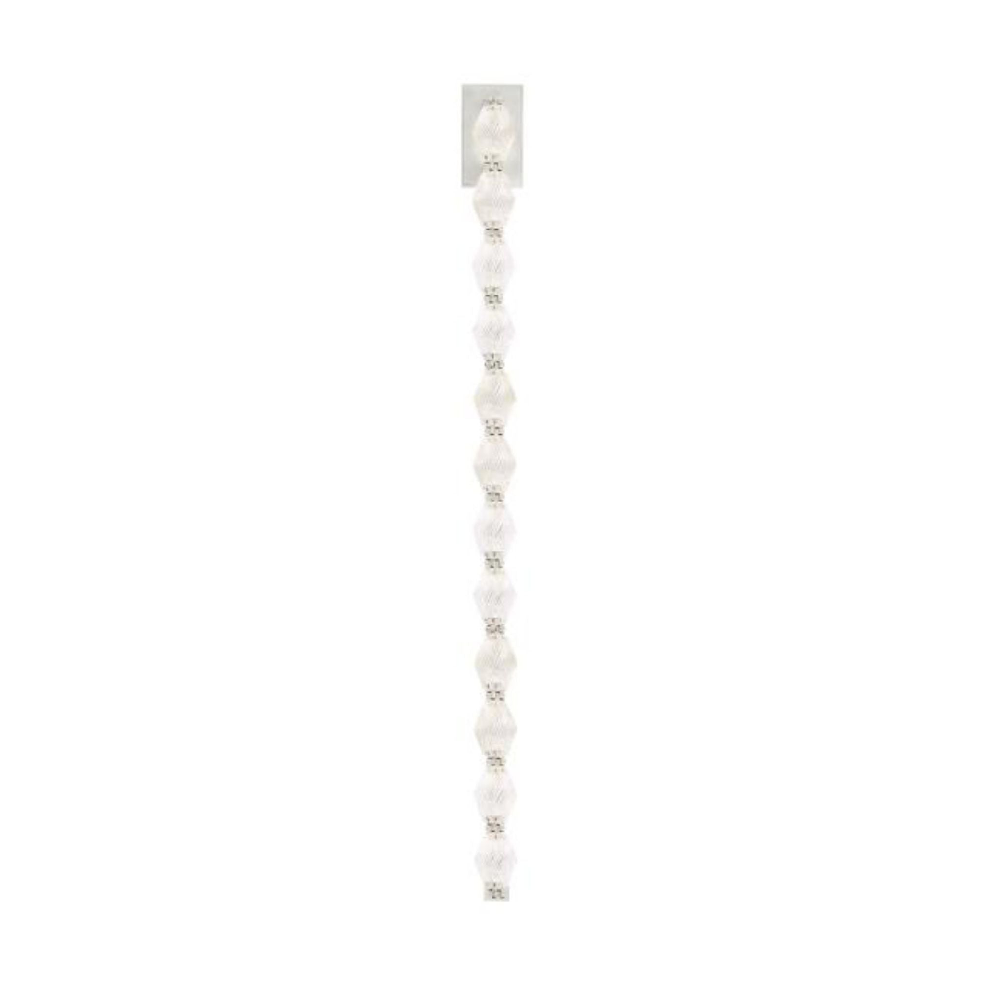 Collier 40 Wall Sconce Wall Collection 1-Light LED 2700K Polished Nickel by Sean Lavin