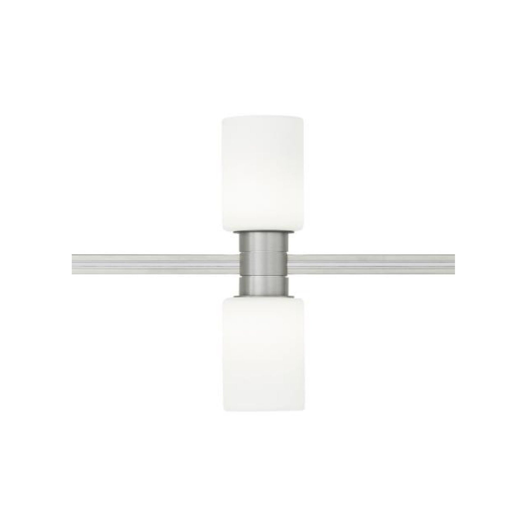 Cylinders Head MonoRail 1-Light LED 3000K Satin Nickel by Sean Lavin