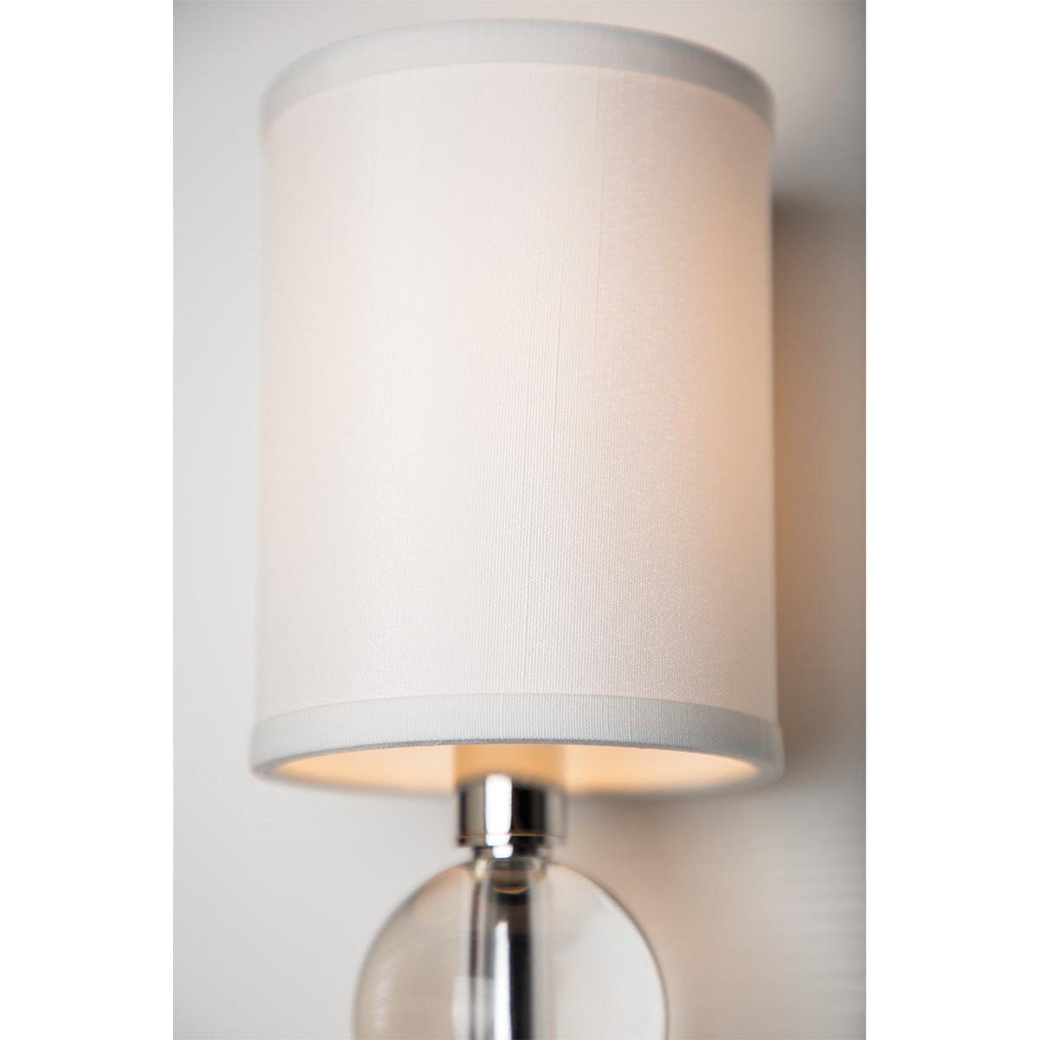 Rockland 1-Light Wall Sconce in Polished Nickel 5.25L x 5.25W x 36.5H