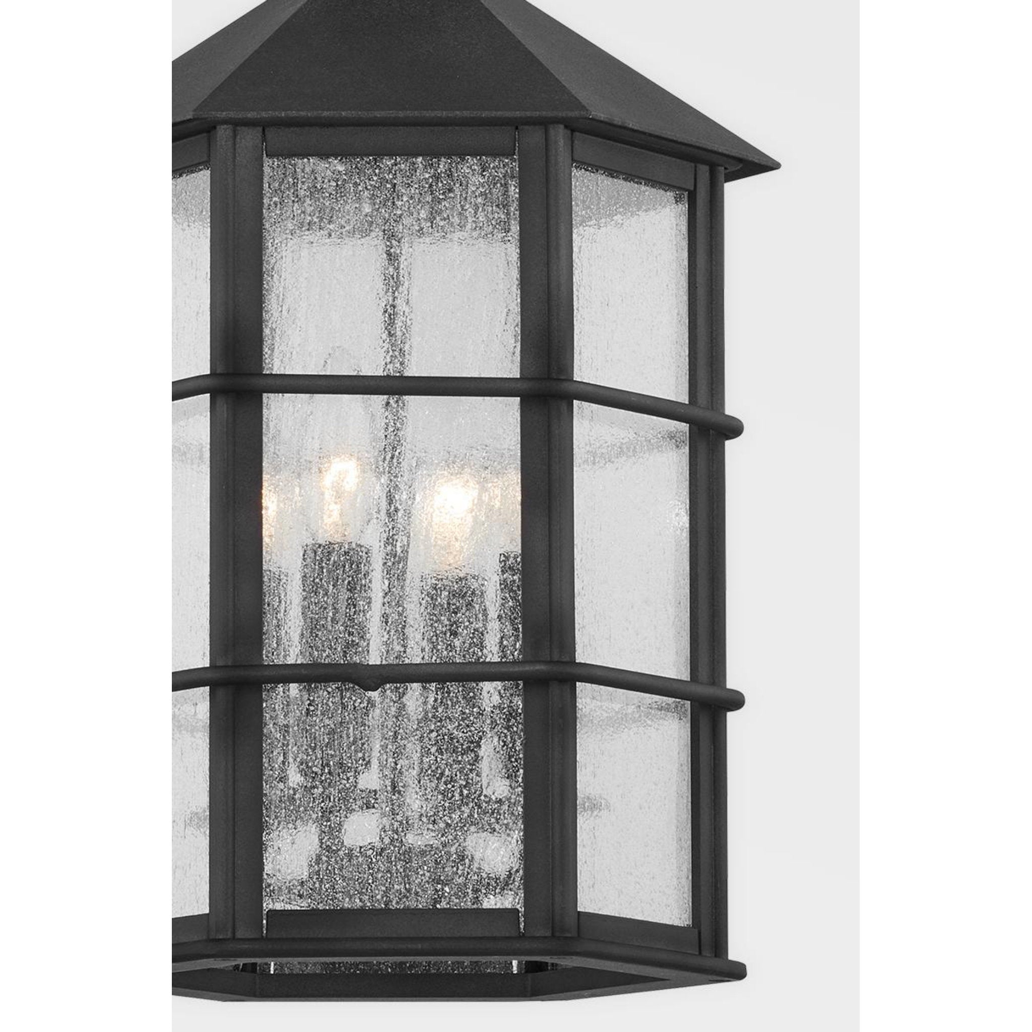 Lake County 4-Light Exterior Wall Sconce in French Iron by Mark D. Sikes 11.5W x 21H