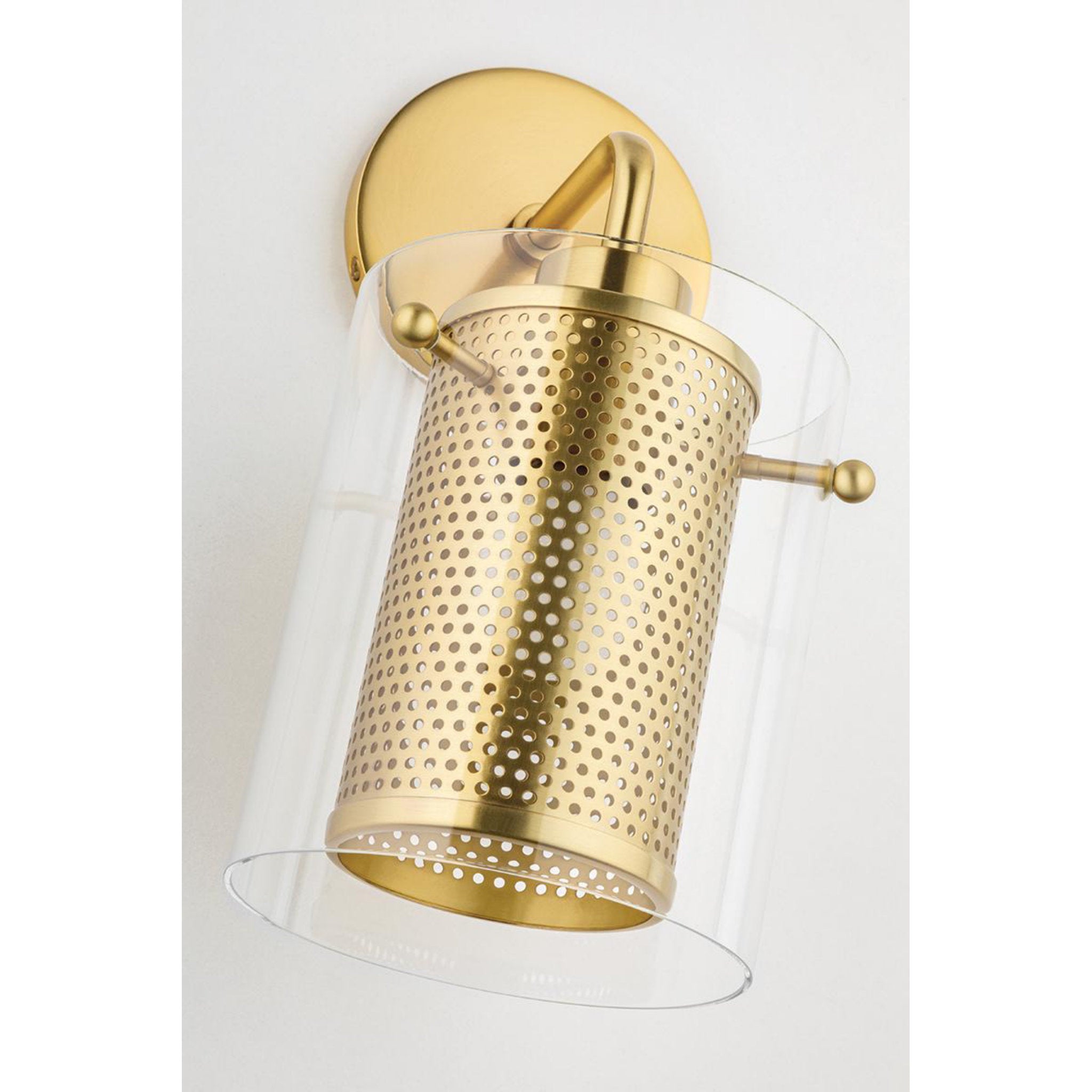 Elanor 1-Light Pendant in Aged Brass 29.75L x 5.5W x 8.75H