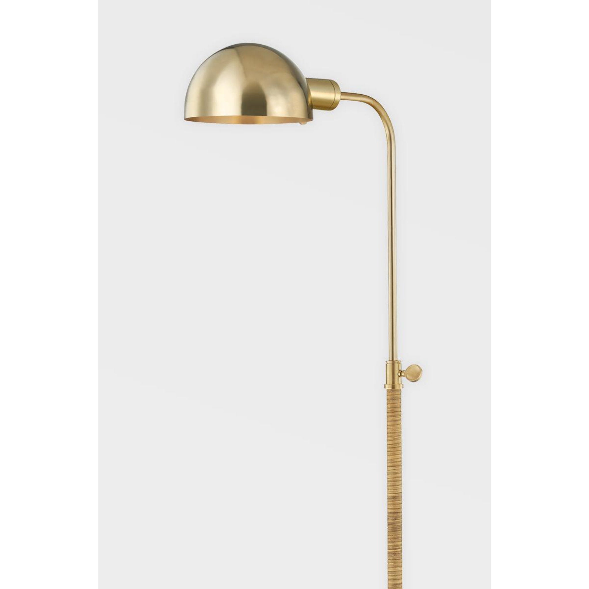Devon 1-Light Table Lamp in Aged Brass by Mark D. Sikes 7.25L x 7.25W x 18H