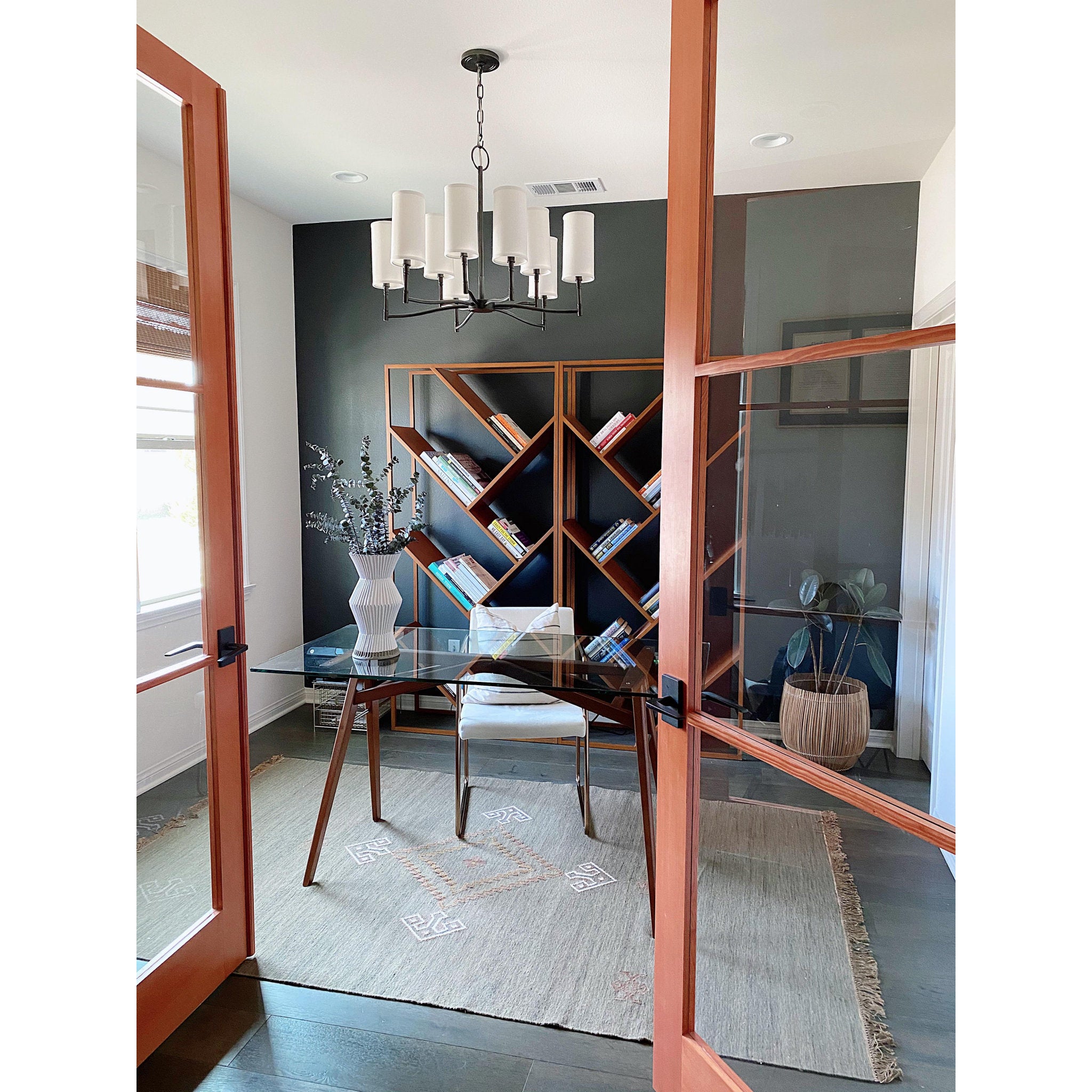 Dillon 9-Light Chandelier in Old Bronze 30L x 30W x 22.5H