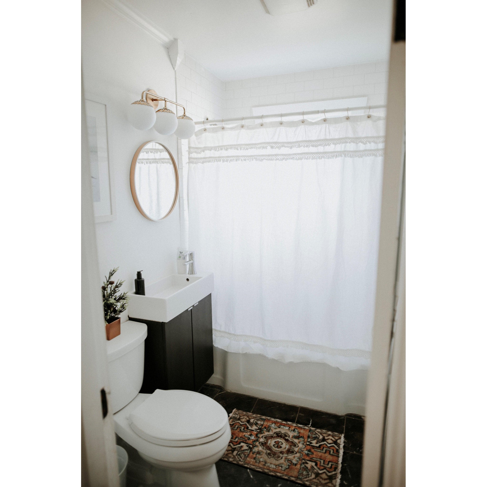 Paige 3-Light Bath and Vanity in Aged Brass 23.25L x 23.25W x 10.5H