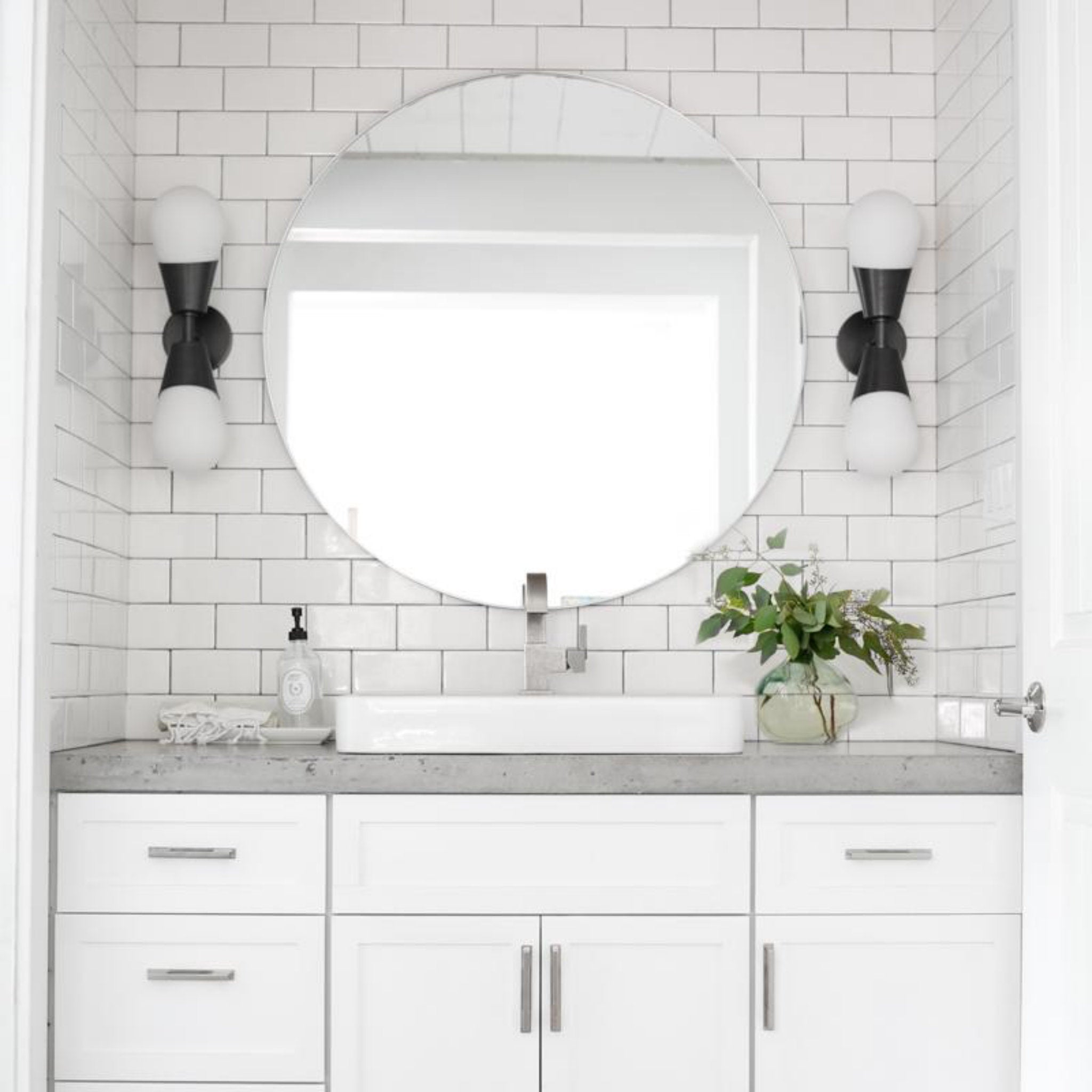 Cora 2-Light Wall Sconce in Old Bronze 5L x 5W x 19H