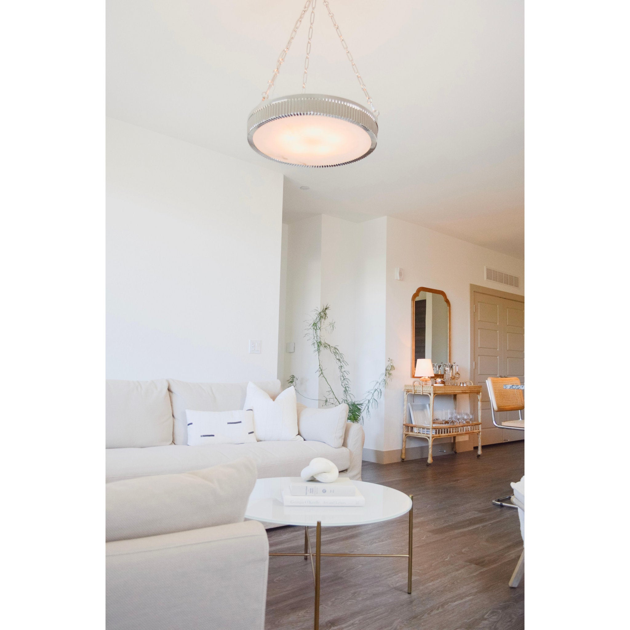 Lynden 5-Light Chandelier in Polished Nickel 22W x 5.25H