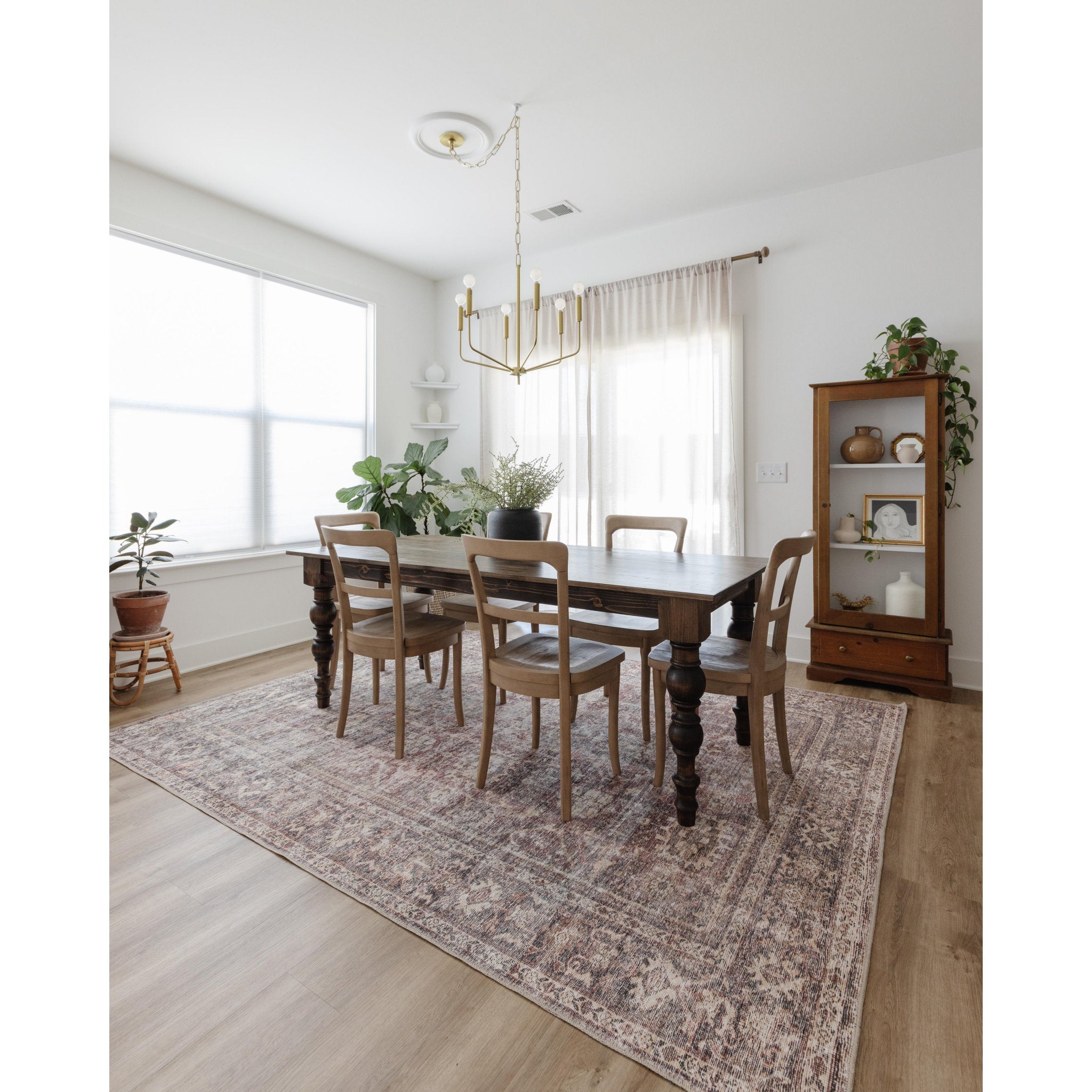 Bailey 6-Light Chandelier in Aged Brass 26.75L x 24W x 23.5H