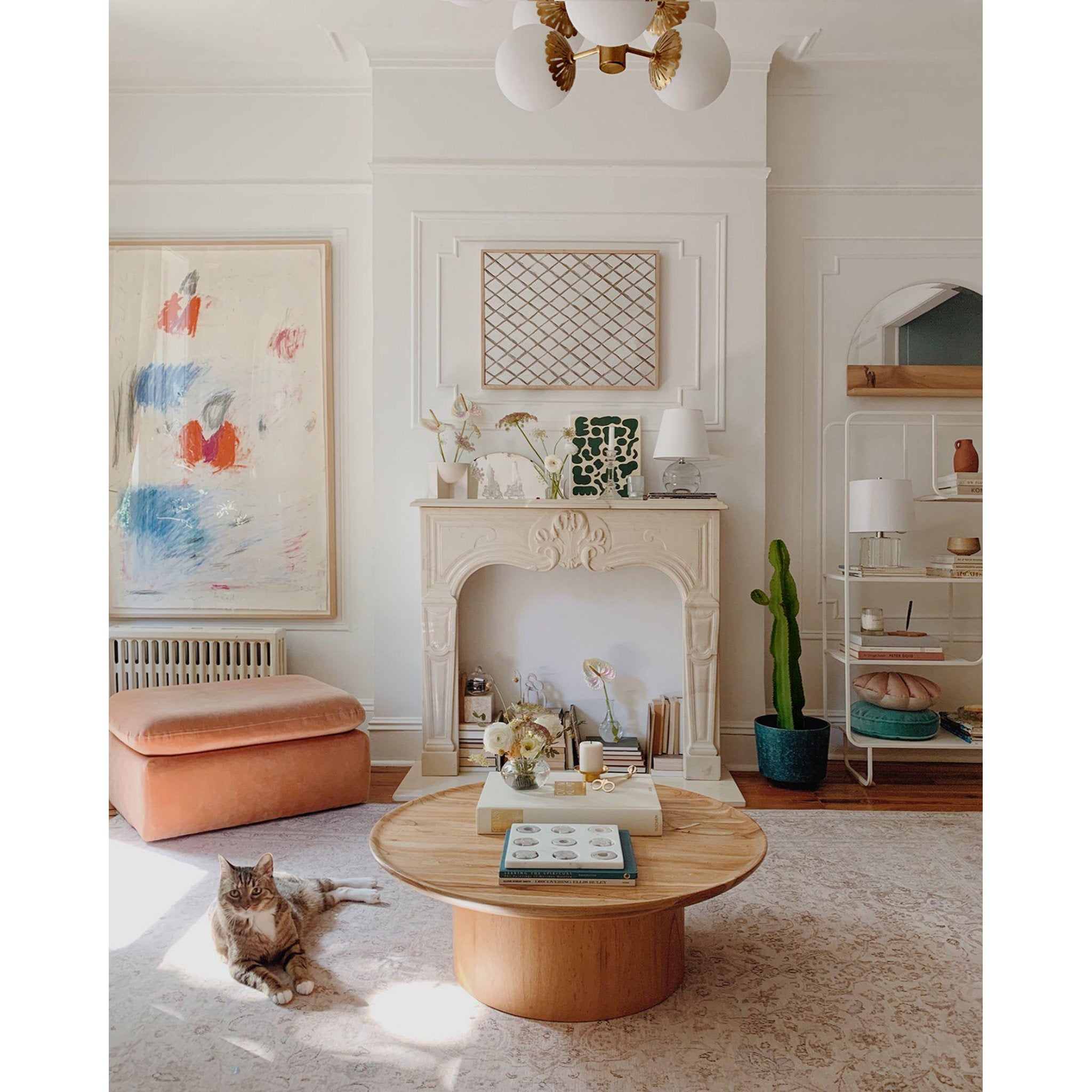 Nicole 1-Light Table Lamp in Polished Nickel 4.25L x 8.5W x 12.75H