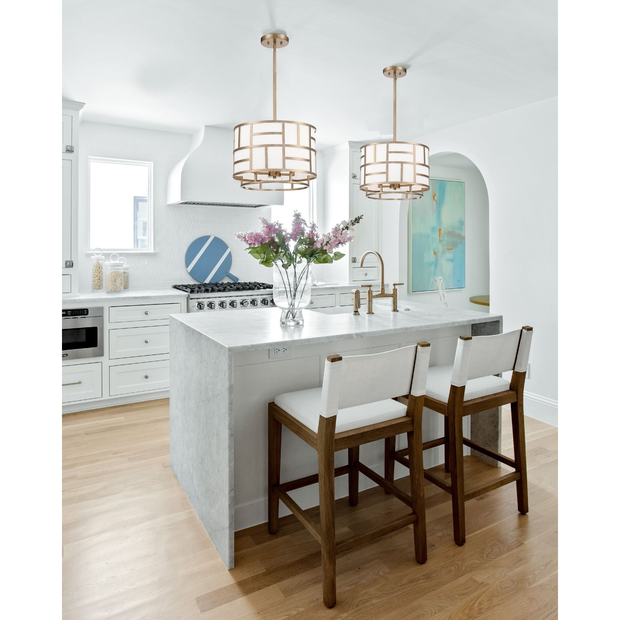 Libby Langdon Danielson 16.75'' Vibrant Gold Chandelier Gold 16.75"W x 13"H x 16.75"D