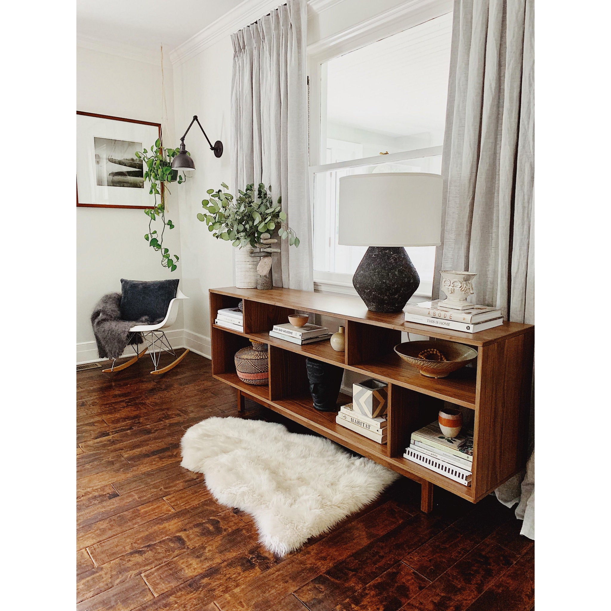 Artifact Table Lamp 1-Light LED in Lava 16.75L x 16.75W x 23H