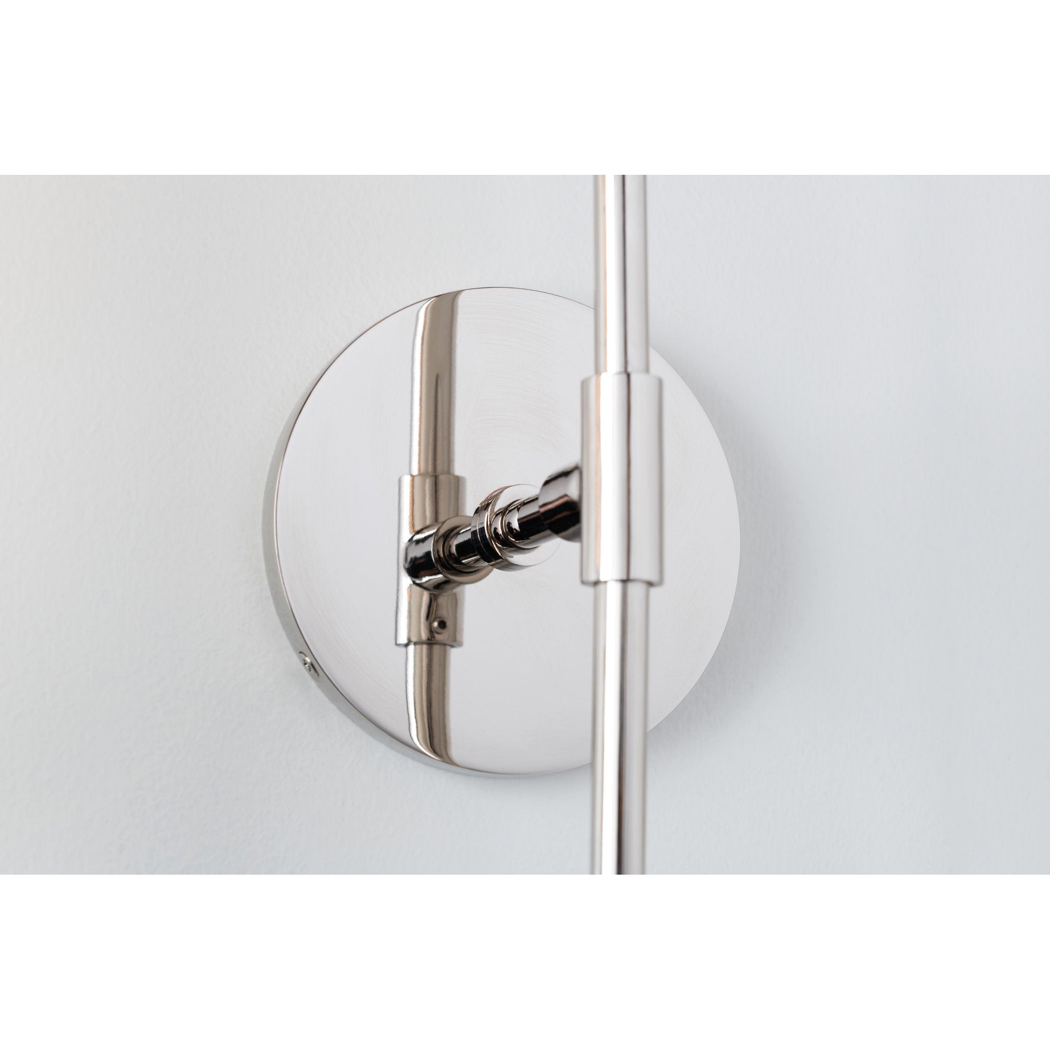 Dylan 1-Light Wall Sconce in Polished Nickel 4.75L x 4.75W x 35H