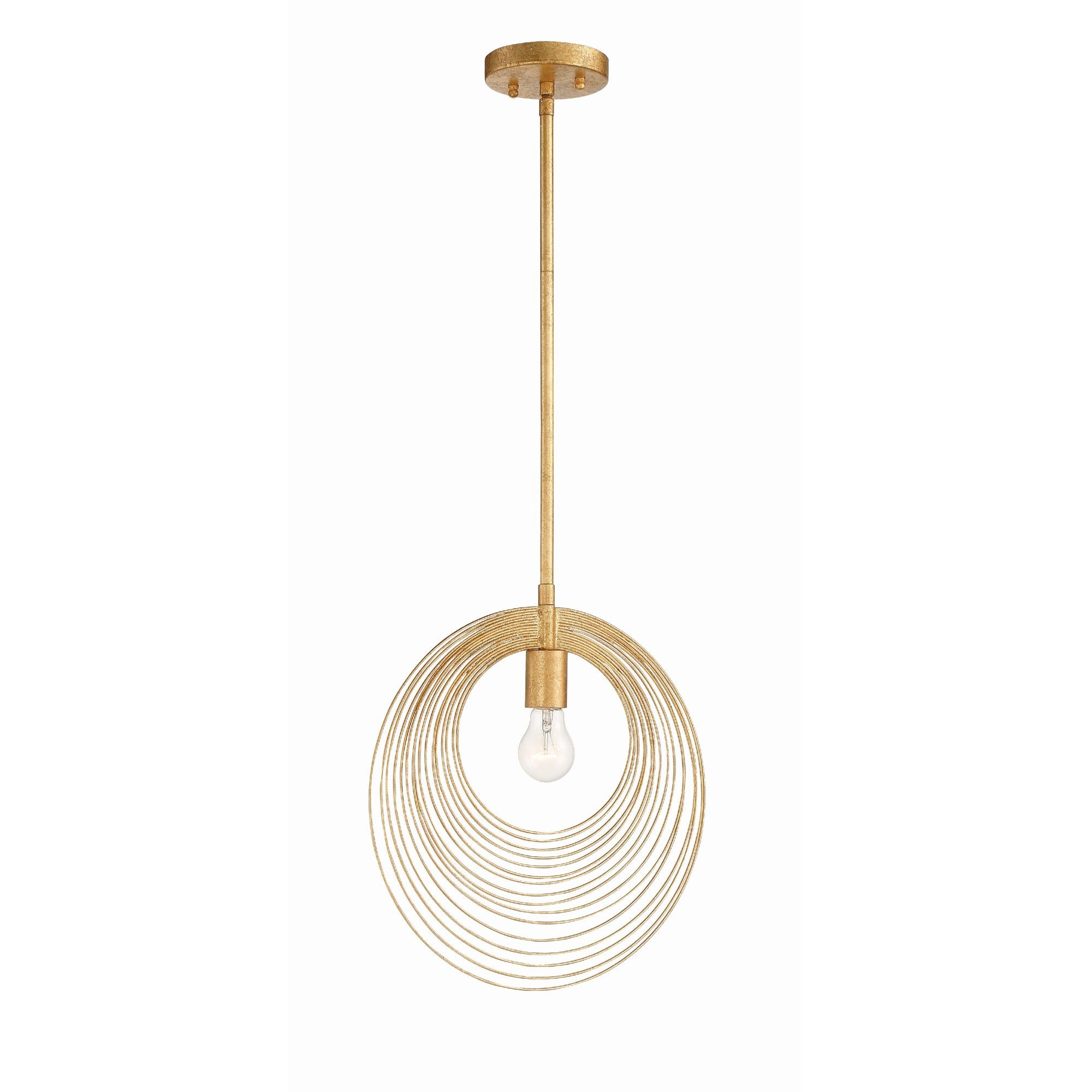 Doral 1 Light Renaissance Gold Pendant