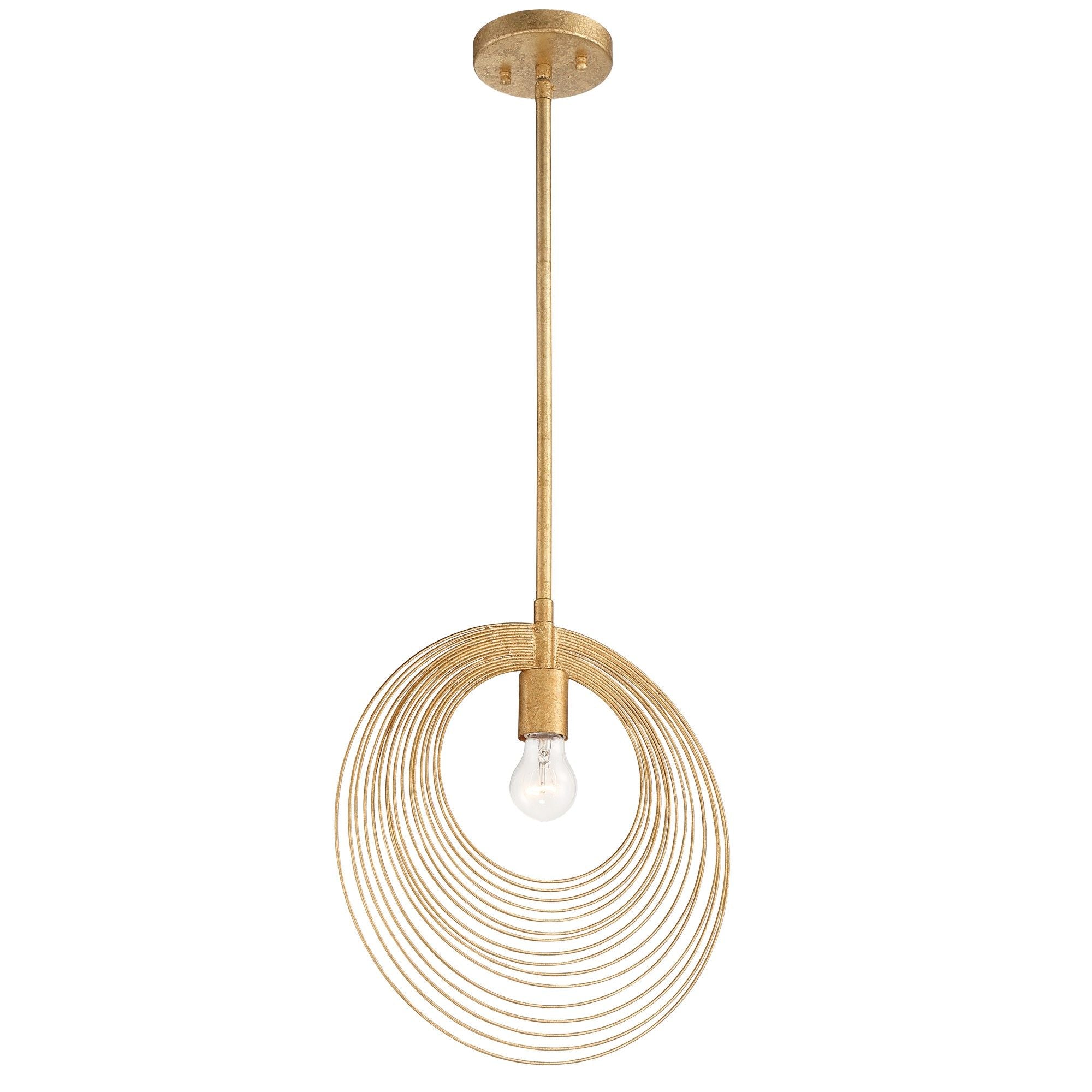 Doral 1 Light Renaissance Gold Pendant