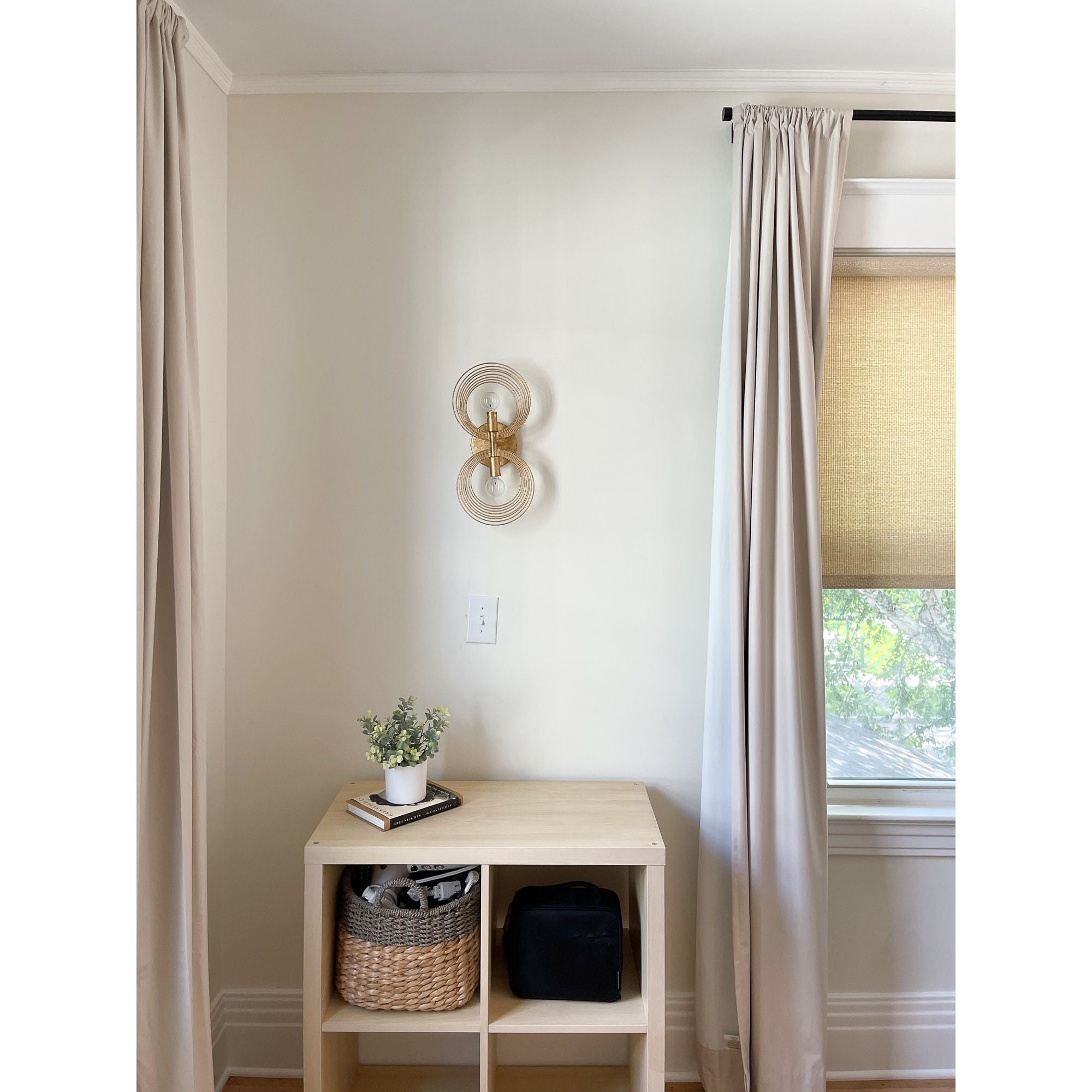 Doral 2 Light Renaissance Gold Sconce 7.75"W x 16.5"H x 3.75"D