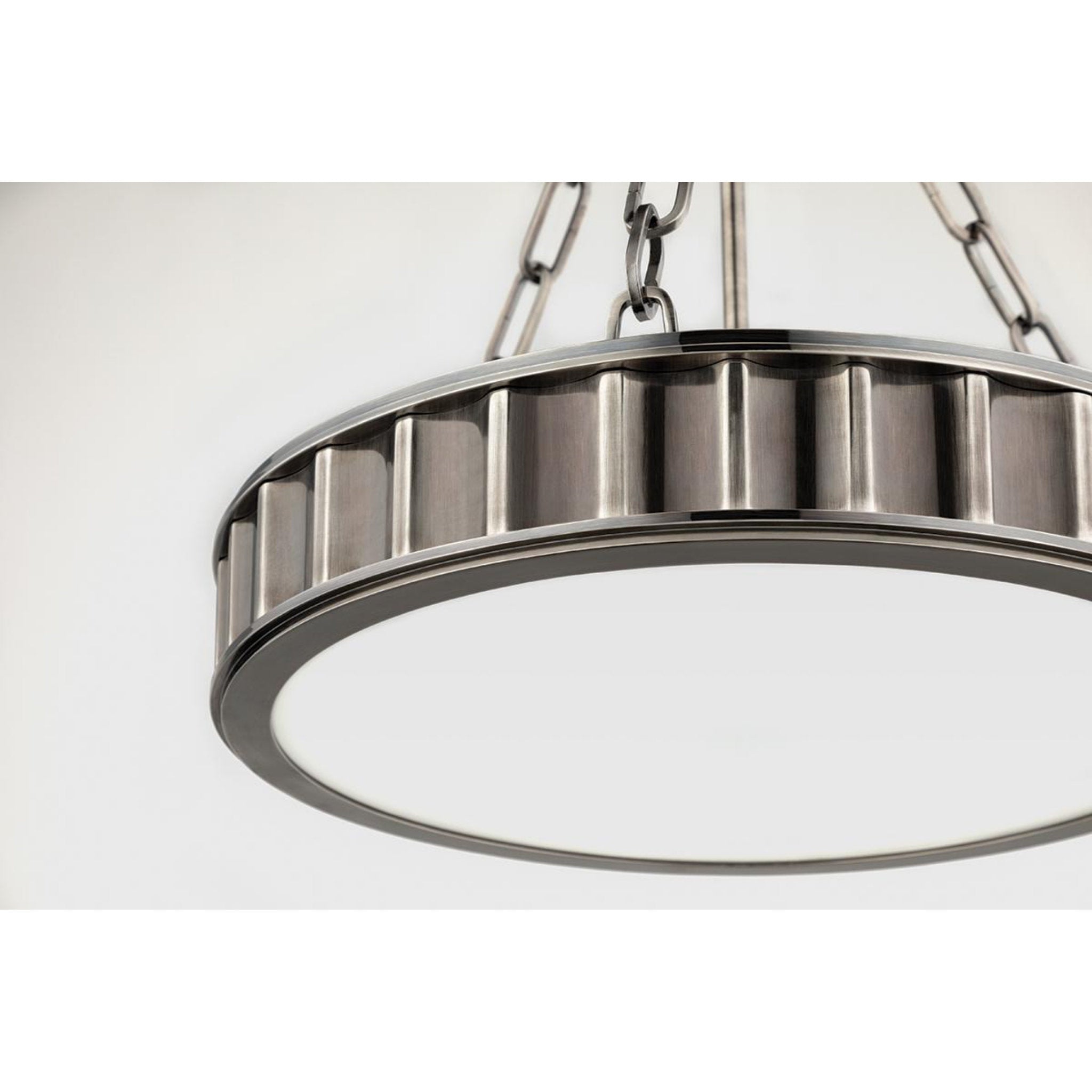 Middlebury 3-Light Semi Flush in Historic Nickel 15.75W x 16.5H