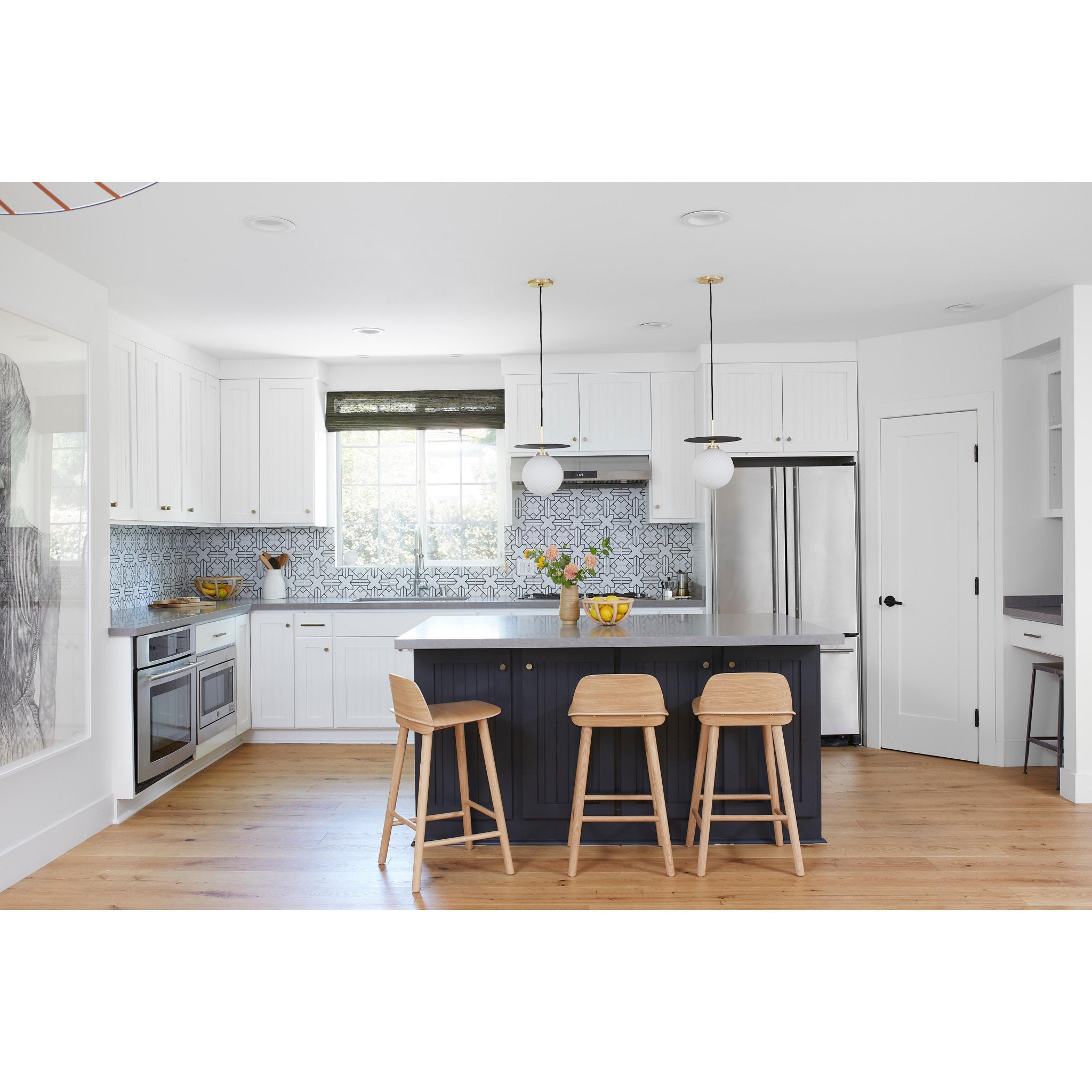 Ellis 1-Light Pendant in Aged Brass/Black 10.25L x 10.25W x 12.5H