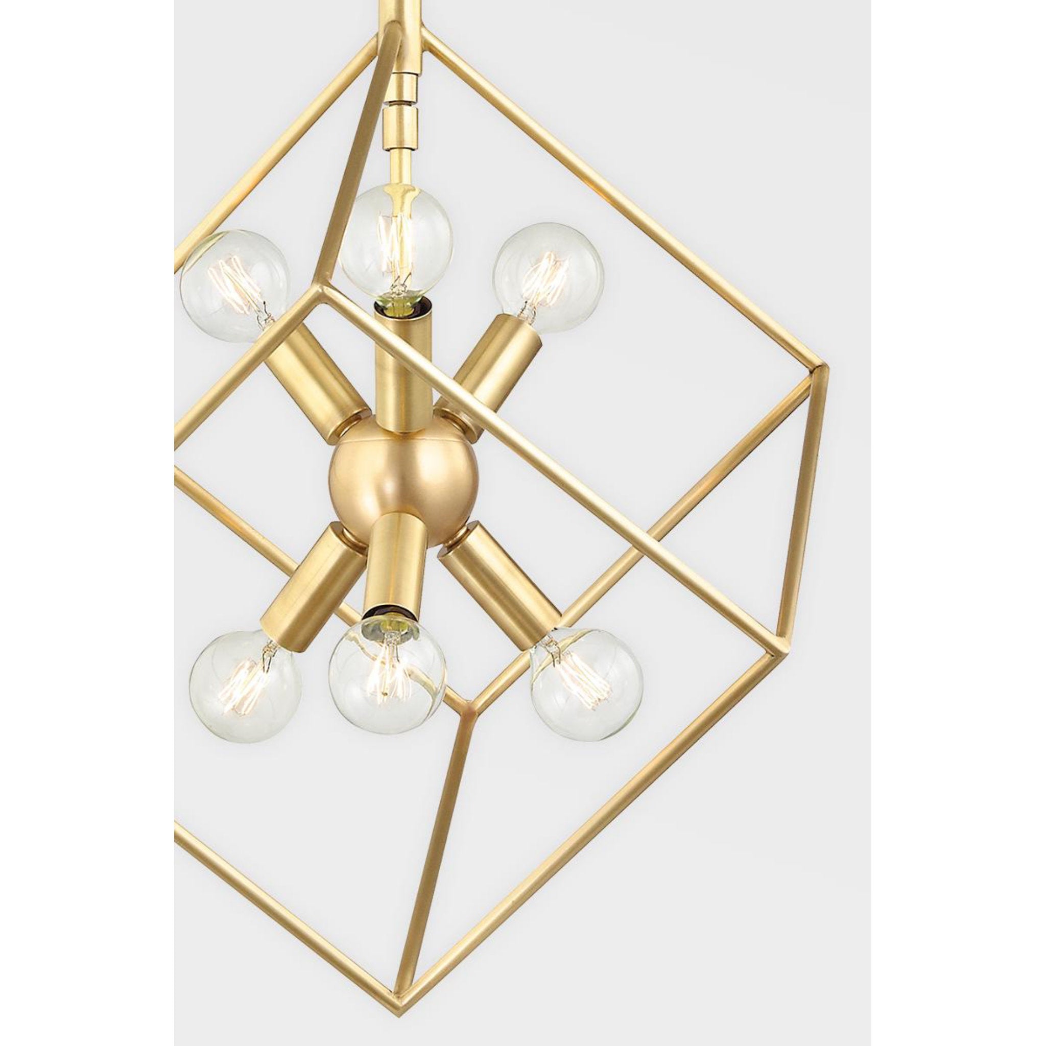 Roundout 12-Light Chandelier in Polished Nickel 34L x 34W x 44.75H