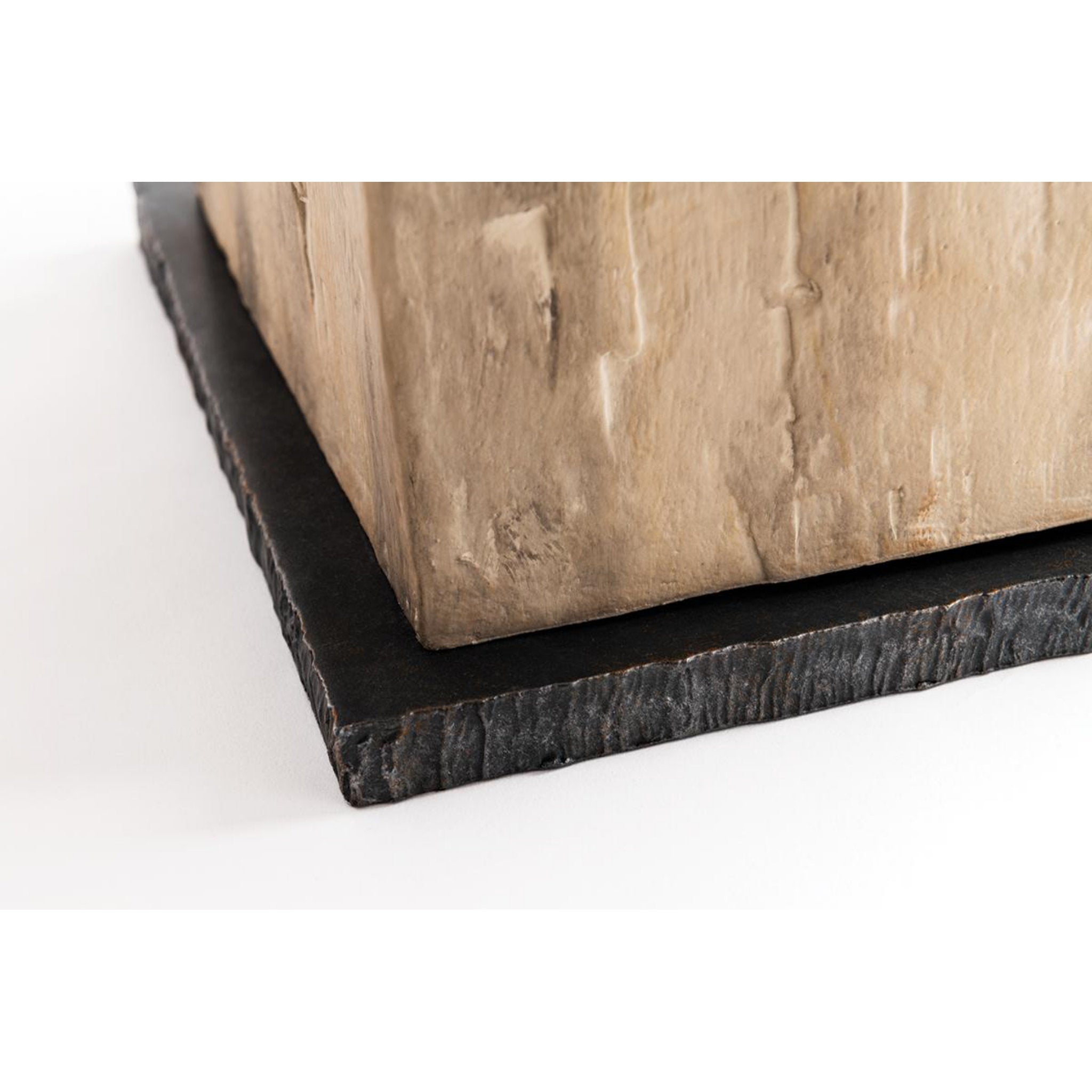 La Brea Wall Sconce 1-Light LED in Textured Iron 5L x 5W x 30H