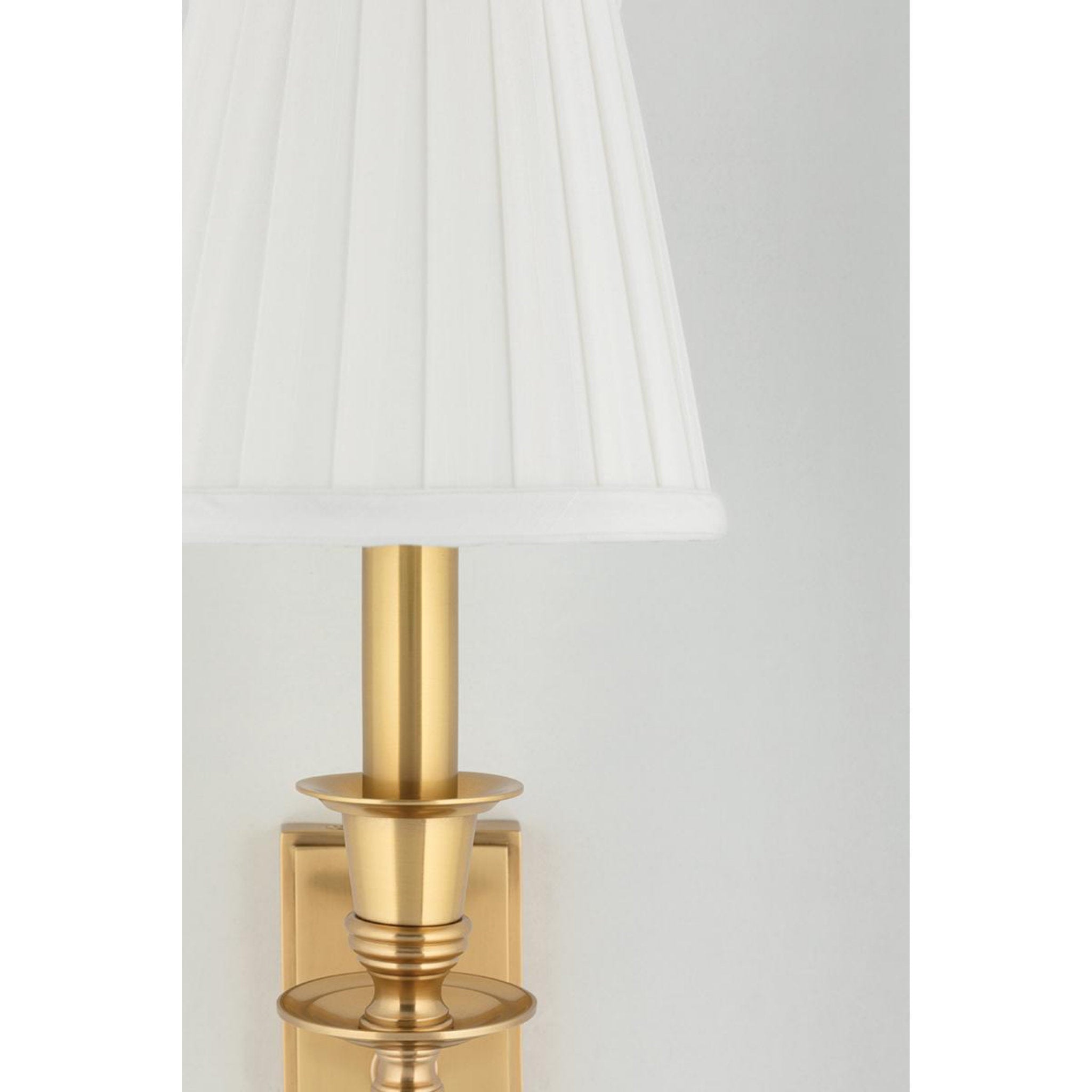 Ludlow 1-Light Wall Sconce in Polished Nickel 5.5L x 5.5W x 13H