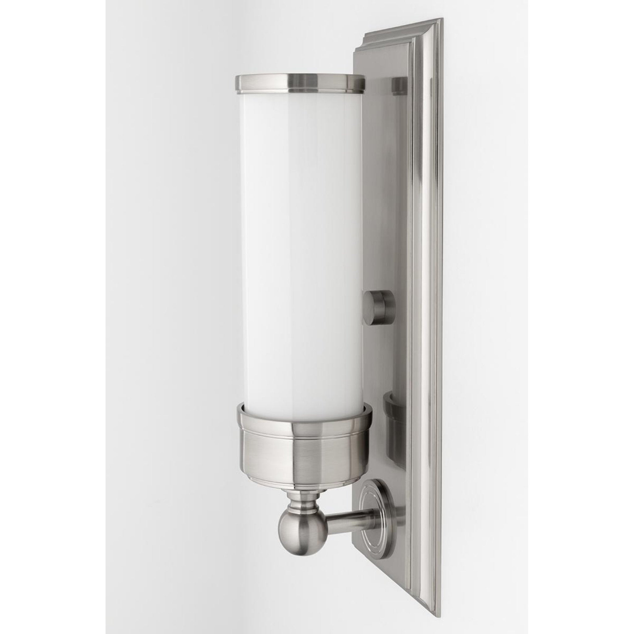 Everett 1-Light Bath and Vanity in Polished Nickel 4.75L x 4.75W x 14.25H