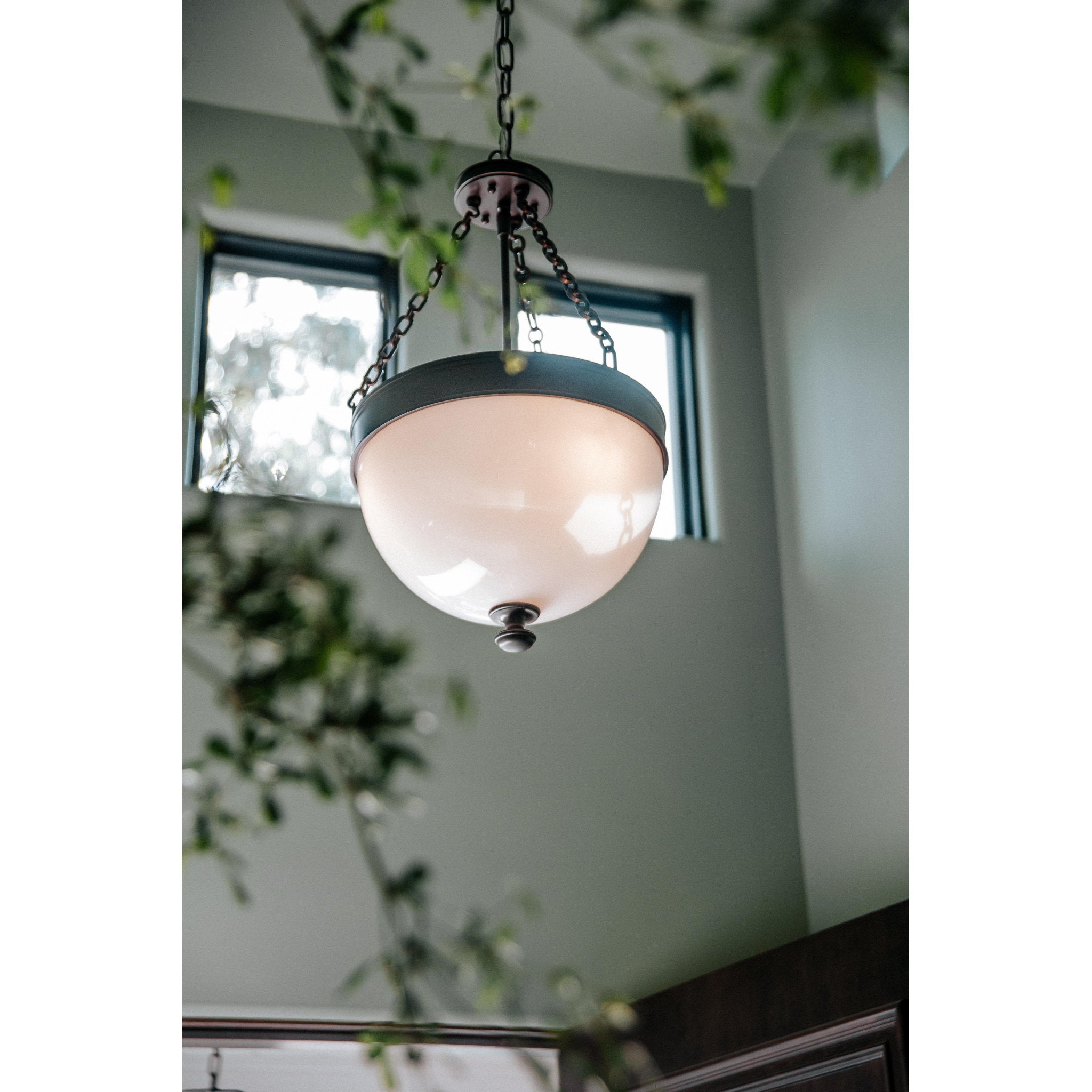 Barrington 3-Light Pendant in Historic Bronze 14L x 14W x 24H