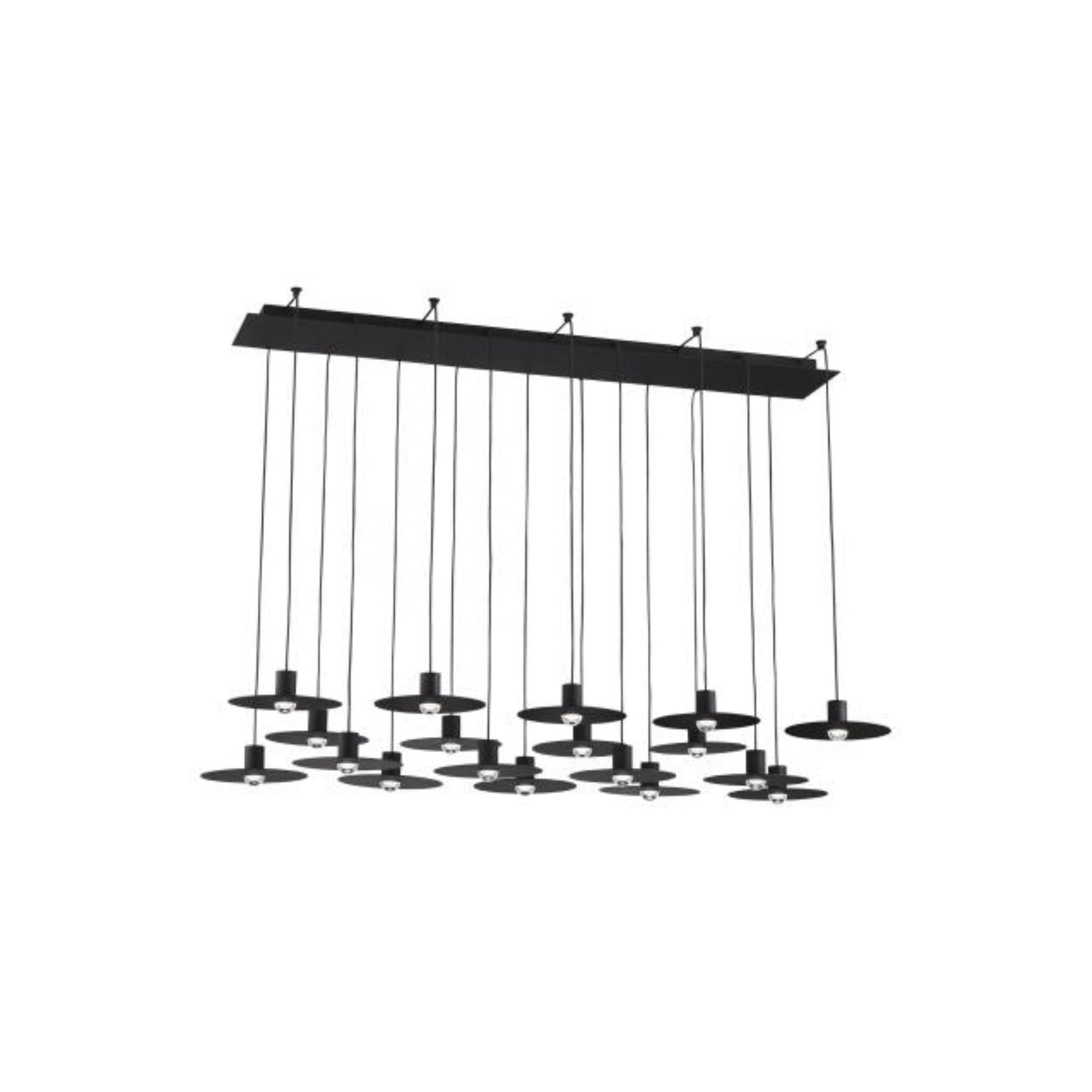 Eaves 18 Light Chandelier ESSENCE 18-Light LED 3000K Nightshade Black by Sean Lavin