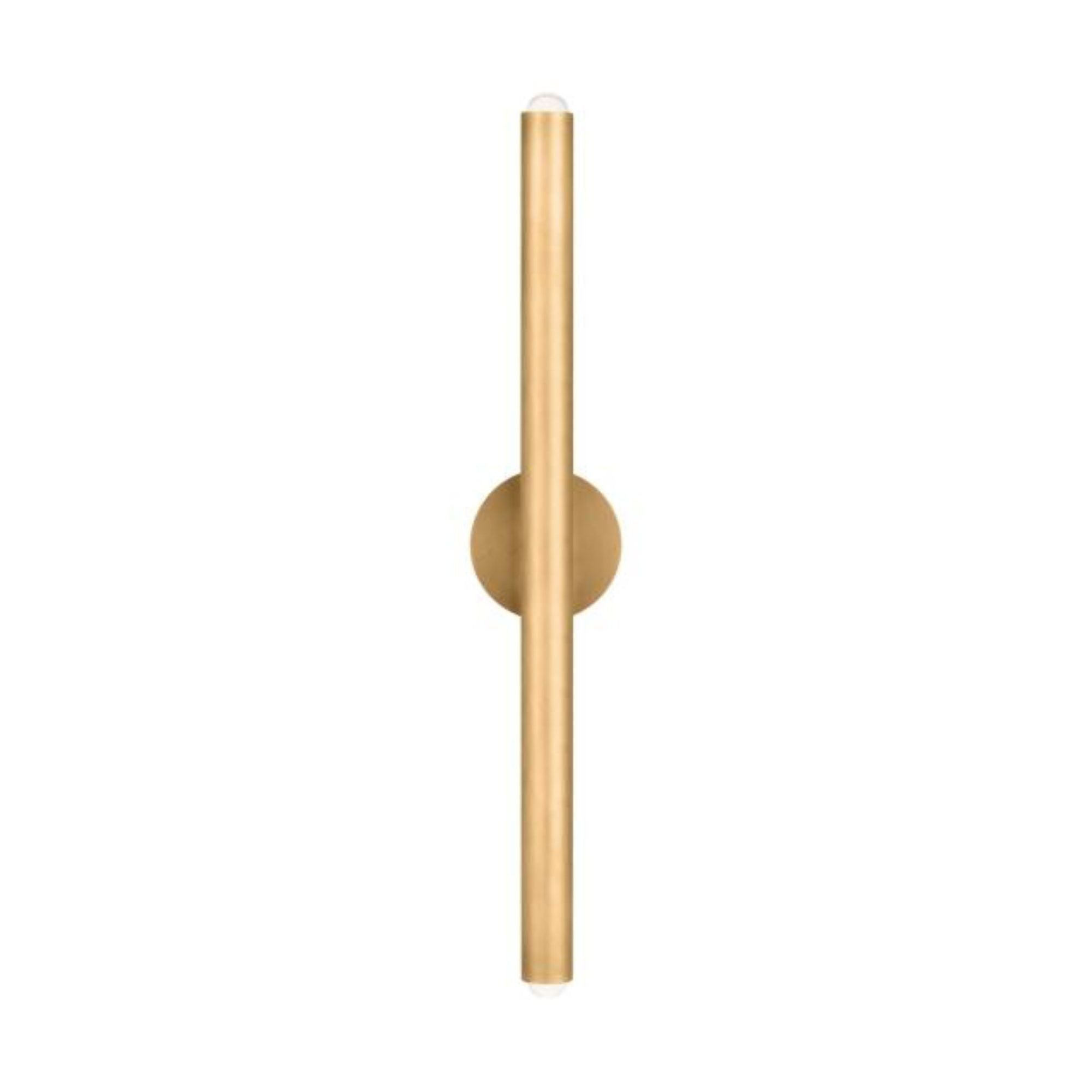 Ebell Large Sconce 2-Light 2700K Natural Brass by Kelly Wearstler