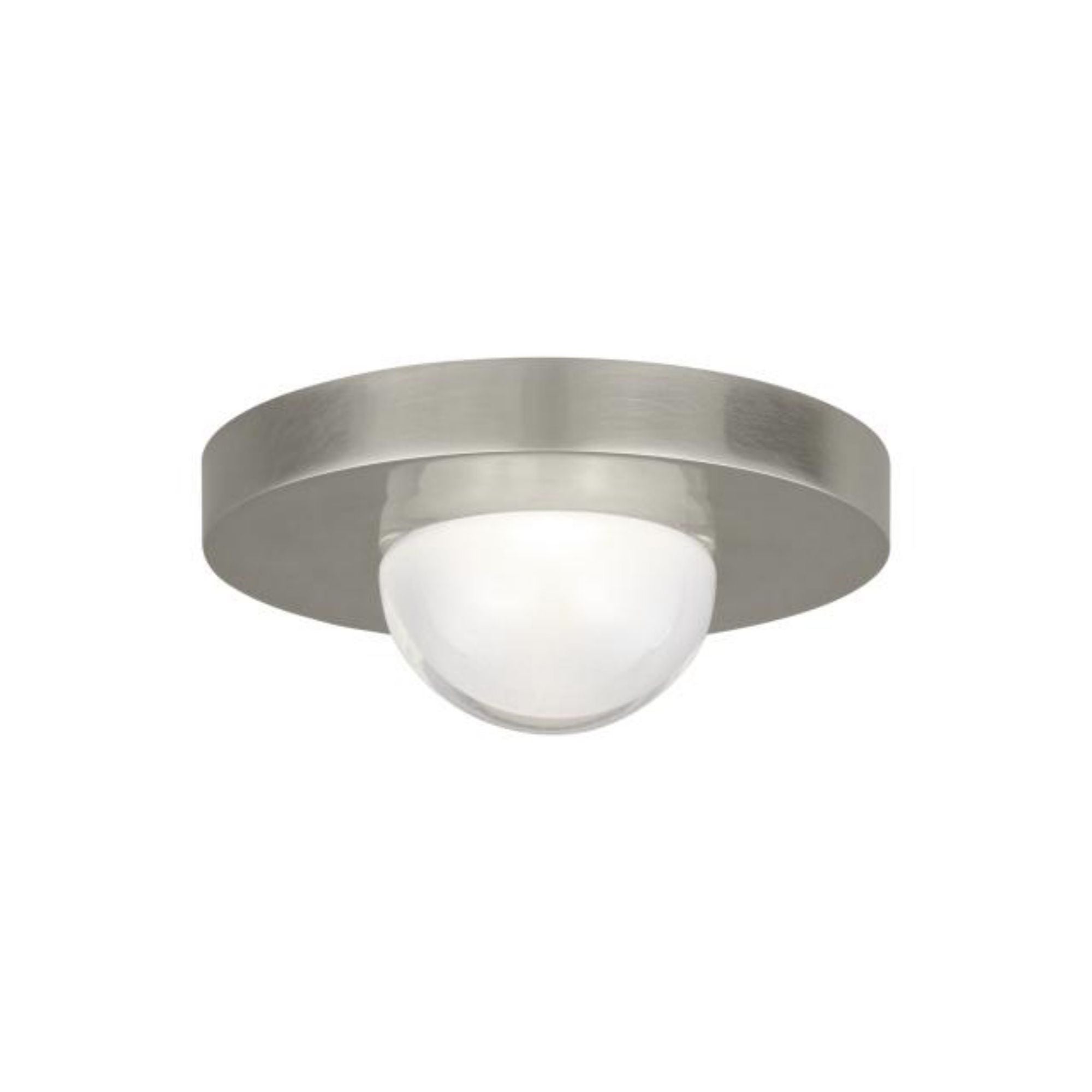 Ebell Mini Flush Mount Wall Collection 1-Light LED 2700K Antique Nickel by Kelly Wearstler