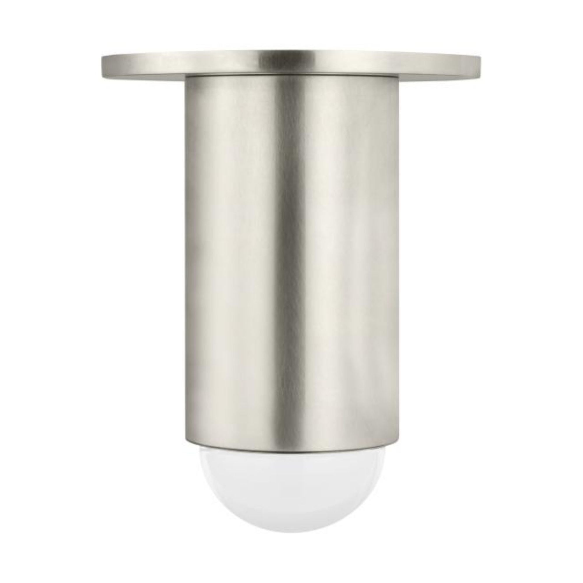 Ebell Small Flush Mount Flush & Semi-Flush Mount 1-Light LED 2700K Antique Nickel by Kelly Wearstler