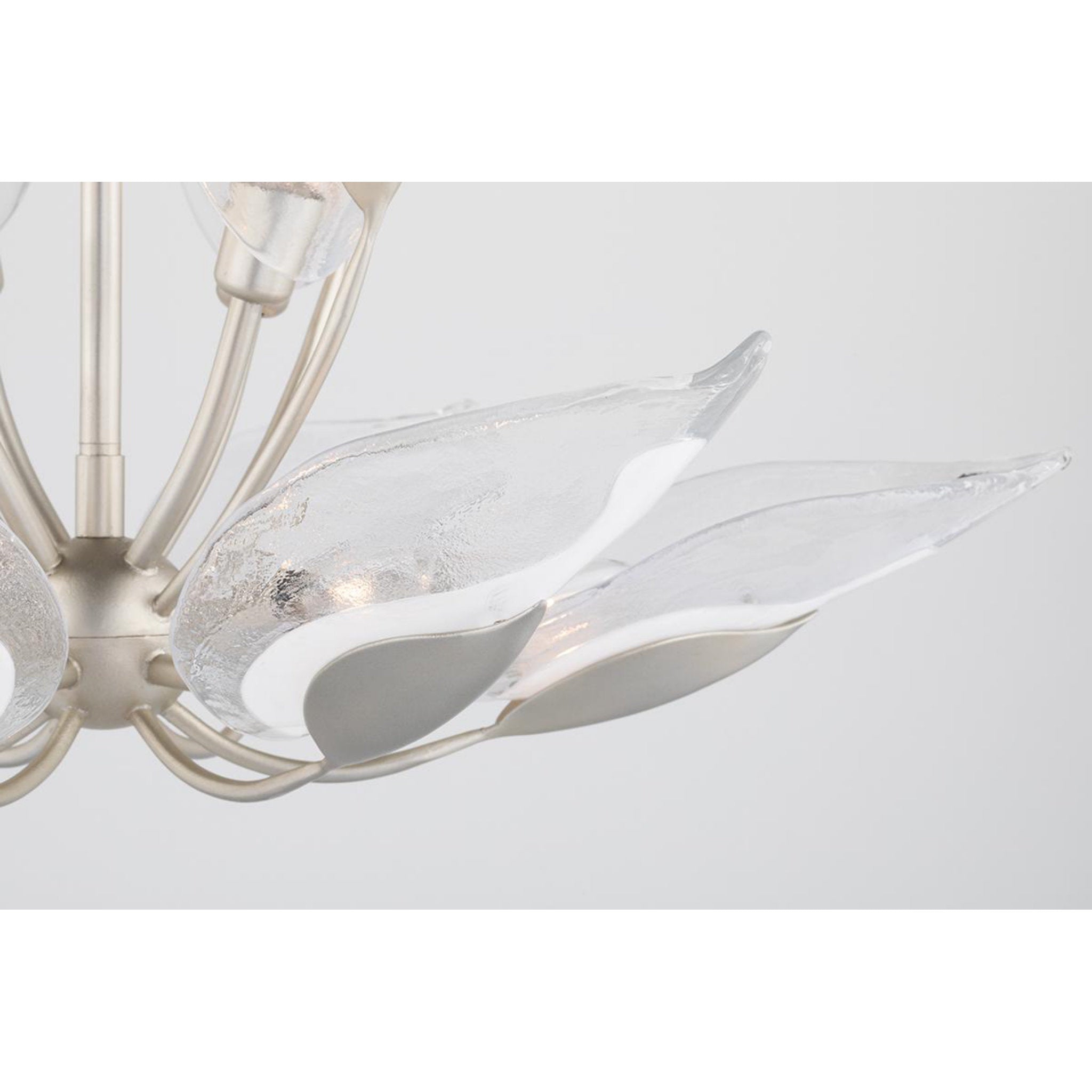 Blossom 20-Light Chandelier in Silver Leaf 40.5W x 26.75H