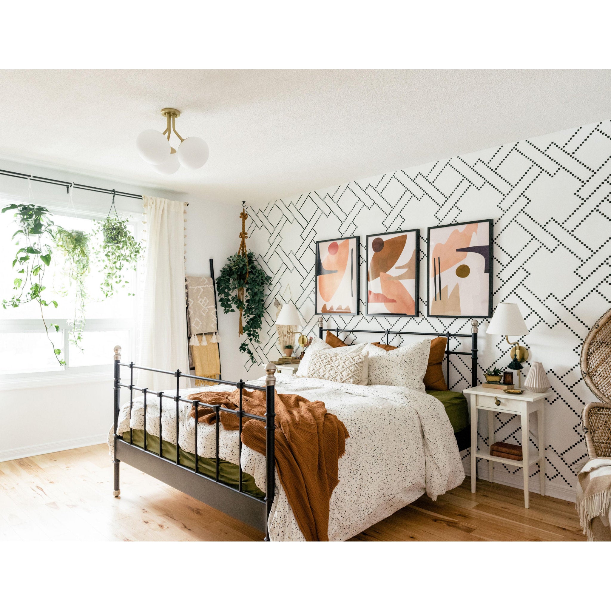 Patti 1-Light Plug-in Sconce in Aged Brass 5L x 10.5W x 30.5H