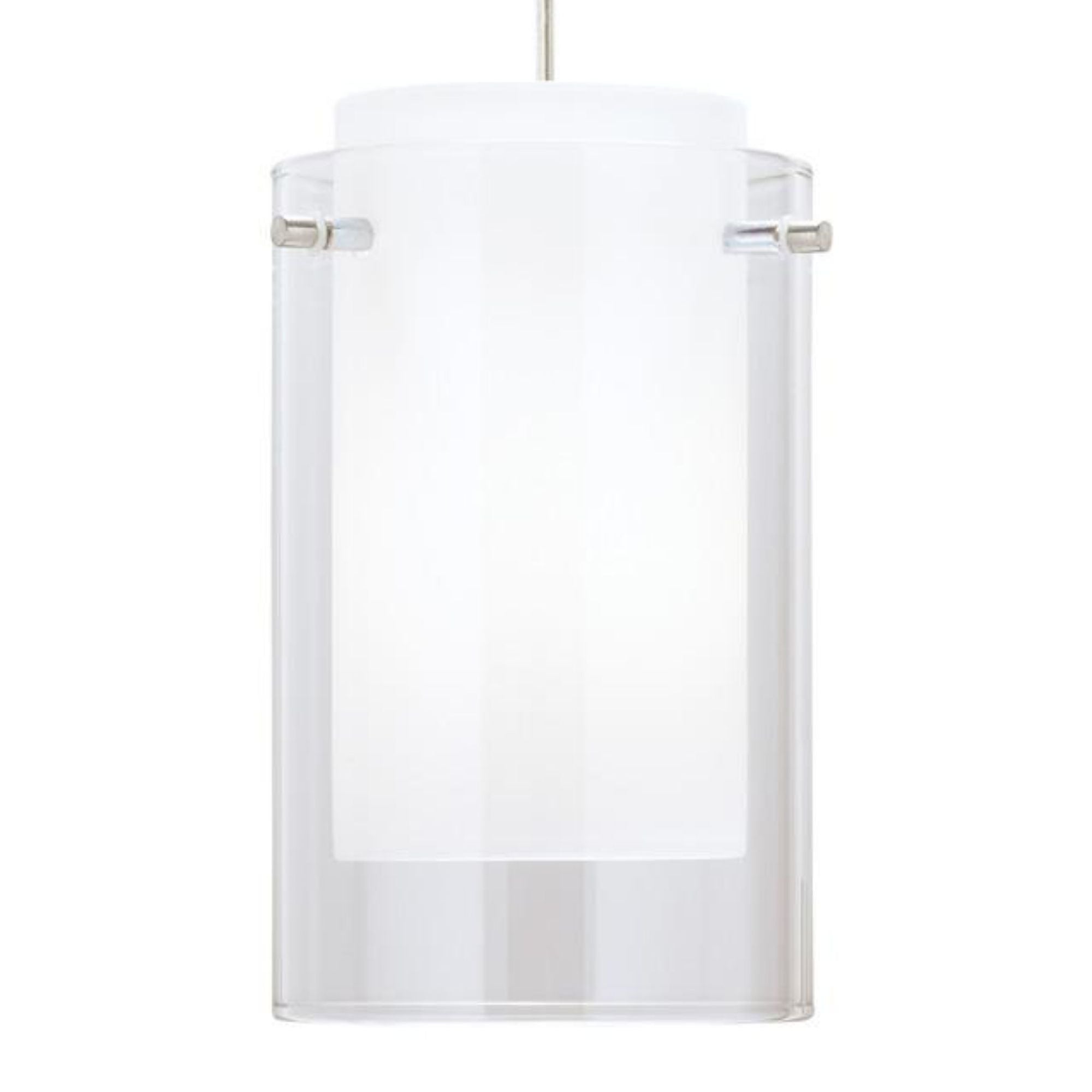 Echo Large Pendant Line-Voltage Pendants/Suspension 1-Light Satin Nickel
