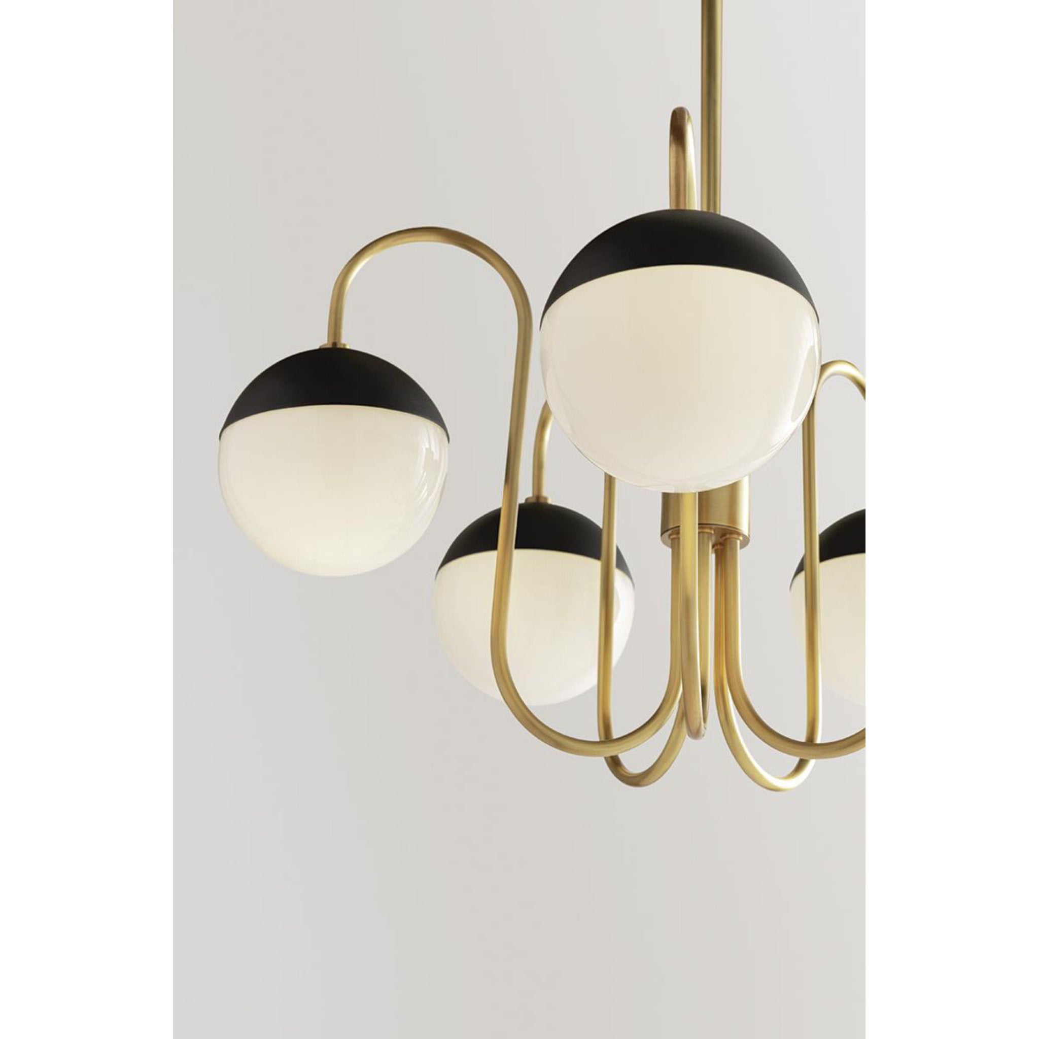 Renee 1-Light Plug-in Sconce in Aged Brass/Black 8.25L x 6.25W x 20H
