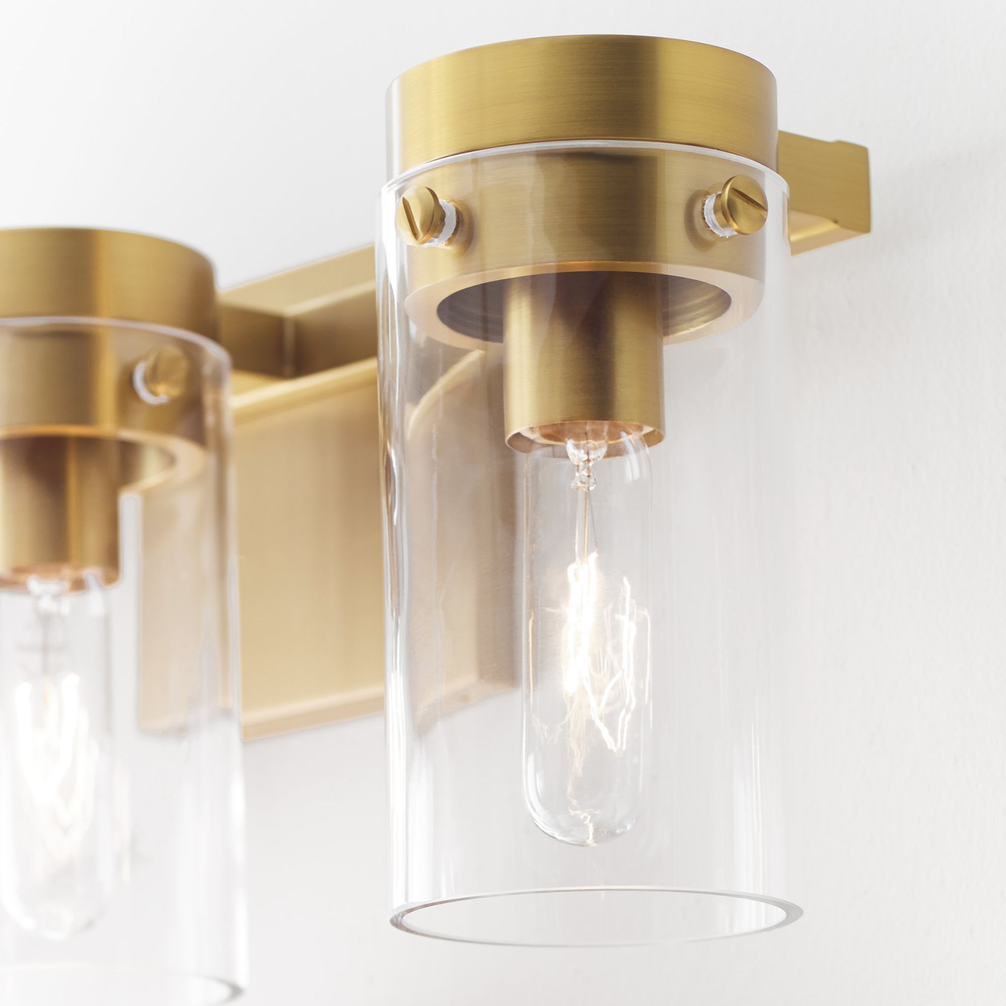 Chapman & Myers Garrett 3 - Light Vanity in Burnished Brass