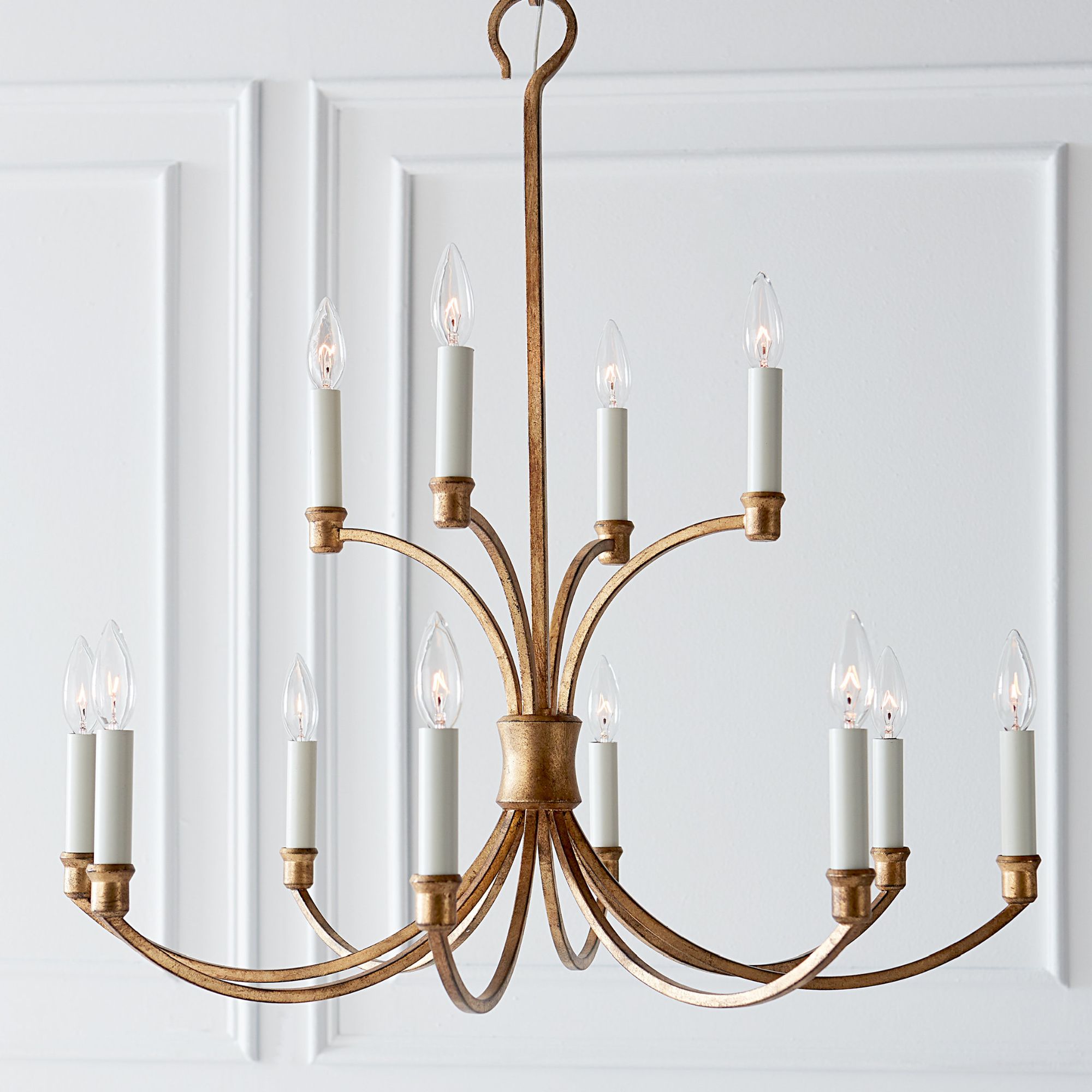 Chapman & Myers Westerly Medium Chandelier in Antique Gild