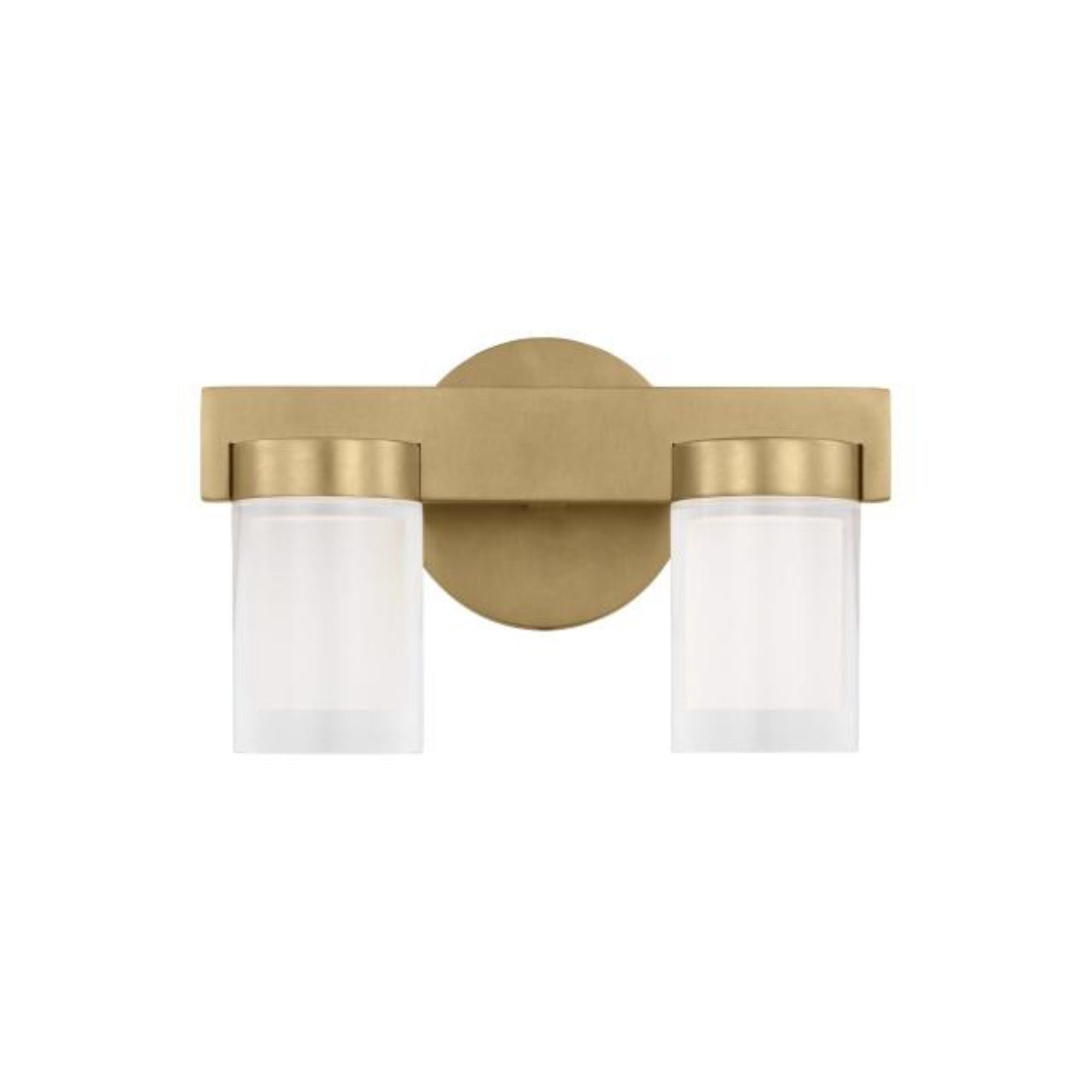 Esfera Small Bath Bath Collection 2-Light 2700K Natural Brass by Kelly Wearstler