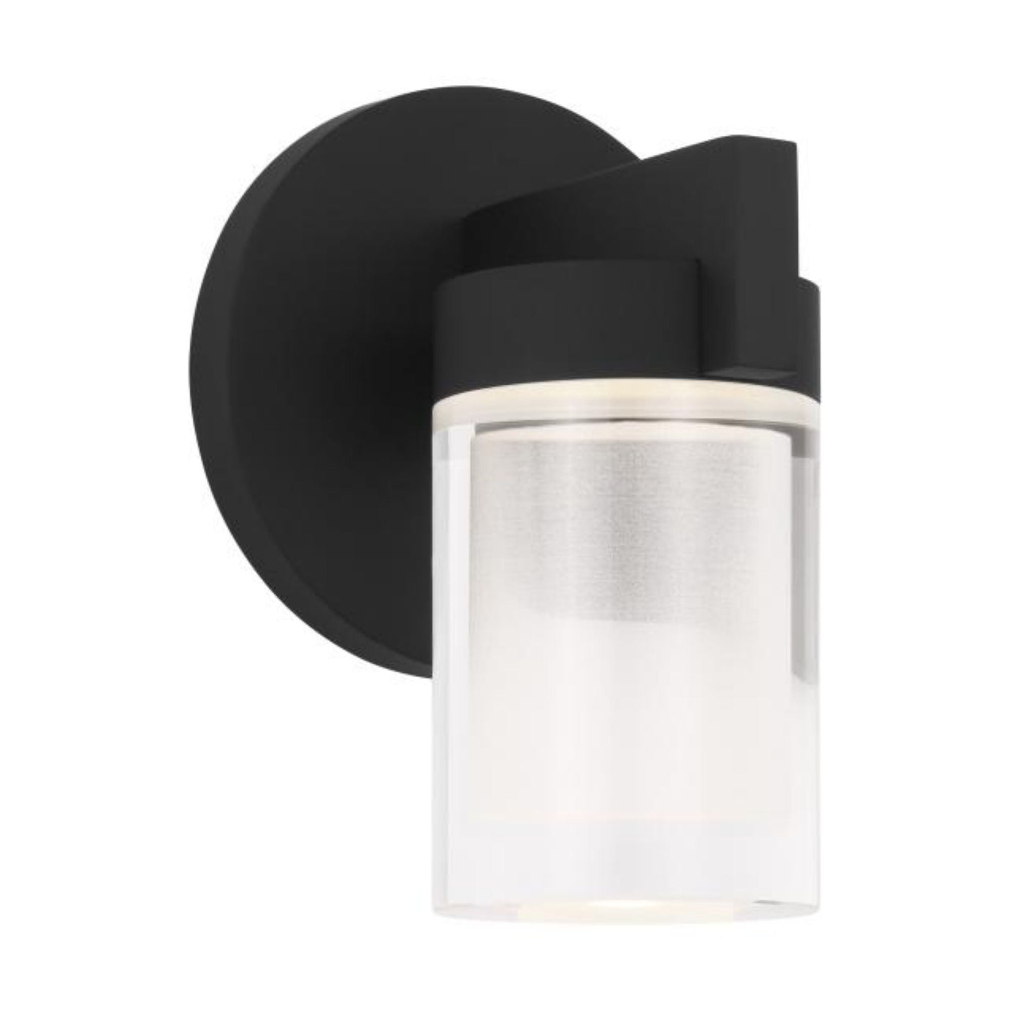 Esfera Small Sconce Wall Collection 1-Light 2700K Nightshade Black by Kelly Wearstler
