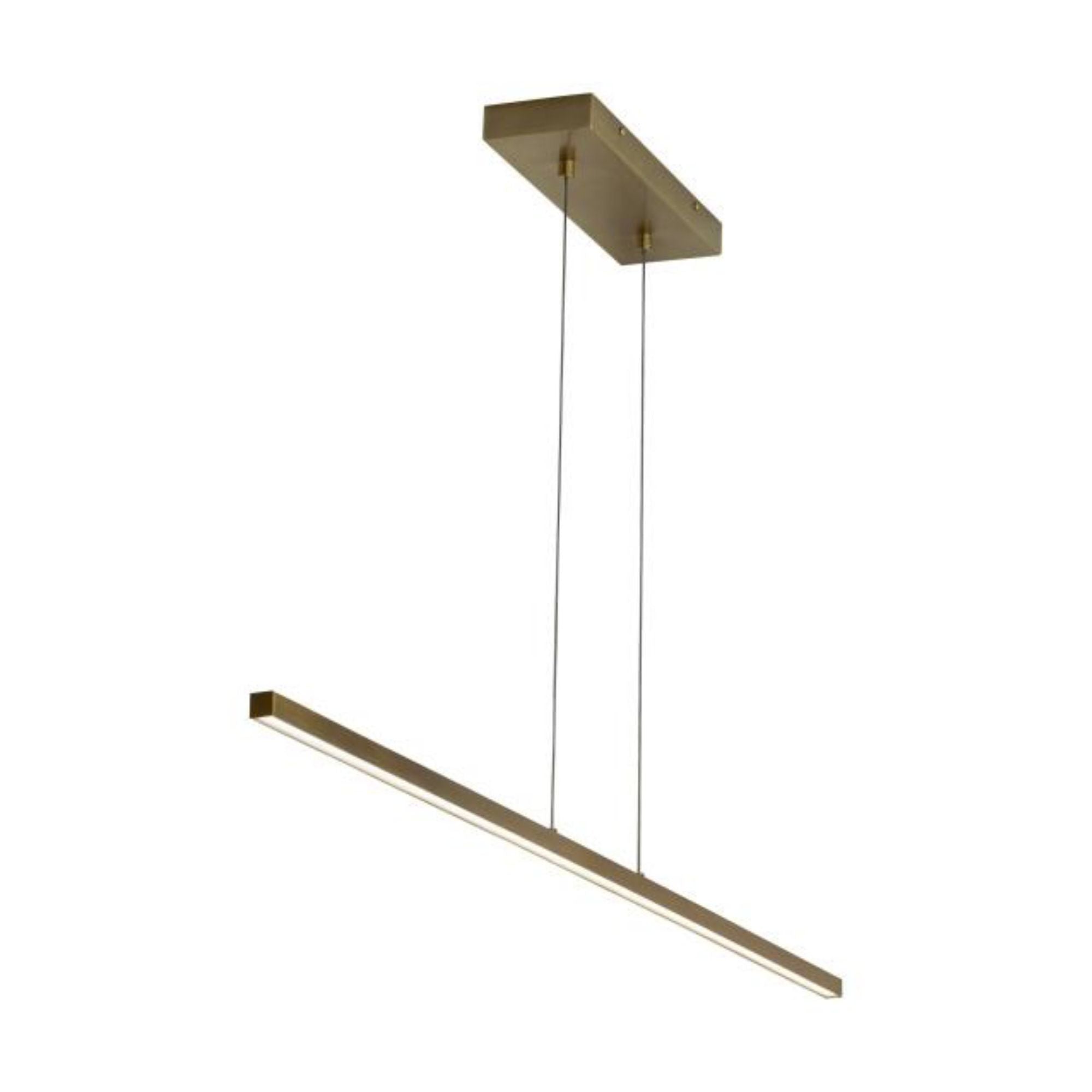 Essence Linear Suspension Linear Suspension 1-Light LED 3000K Aged Brass