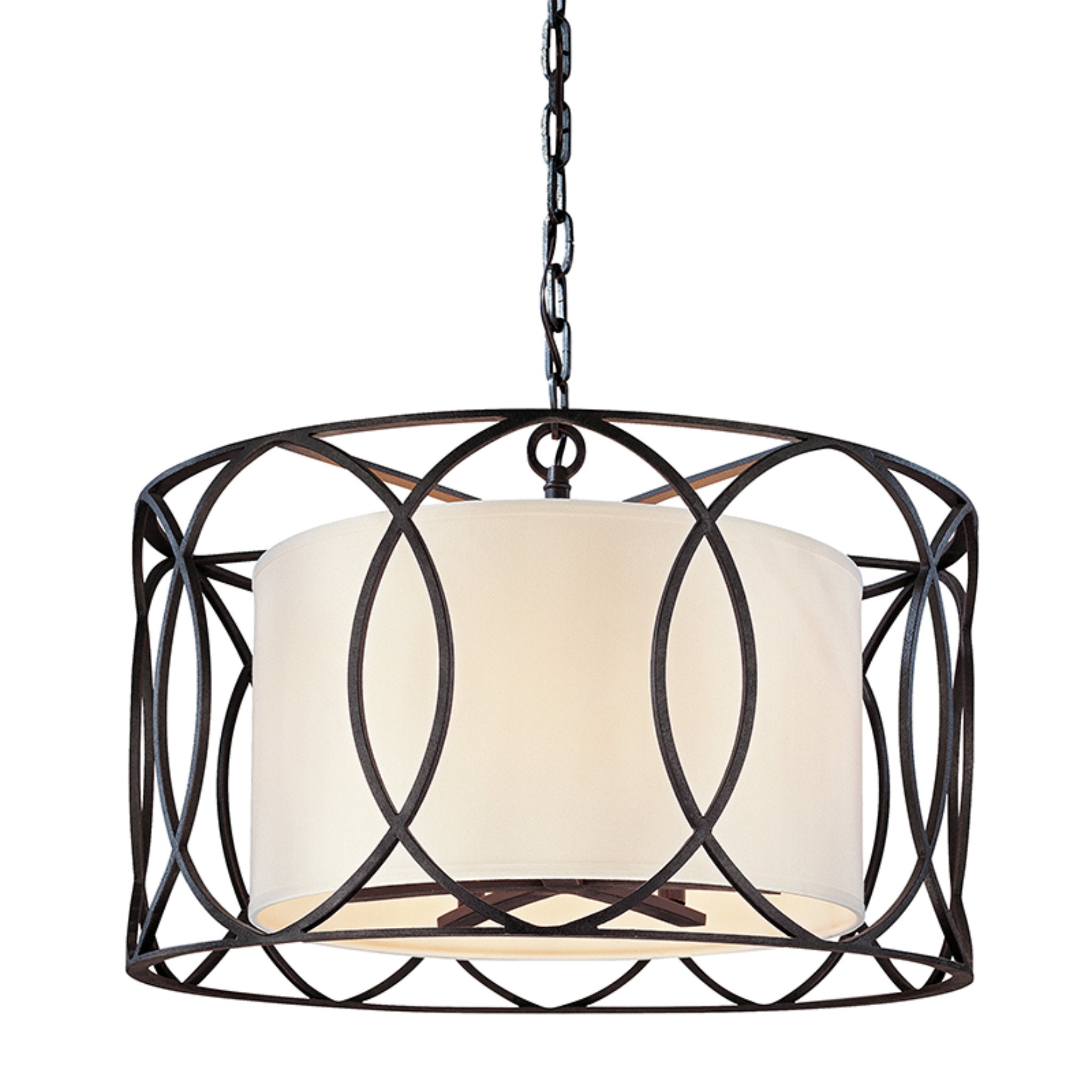 Sausalito Chandelier 5-Light LED in Textured Iron 25L x 25W x 16.5H