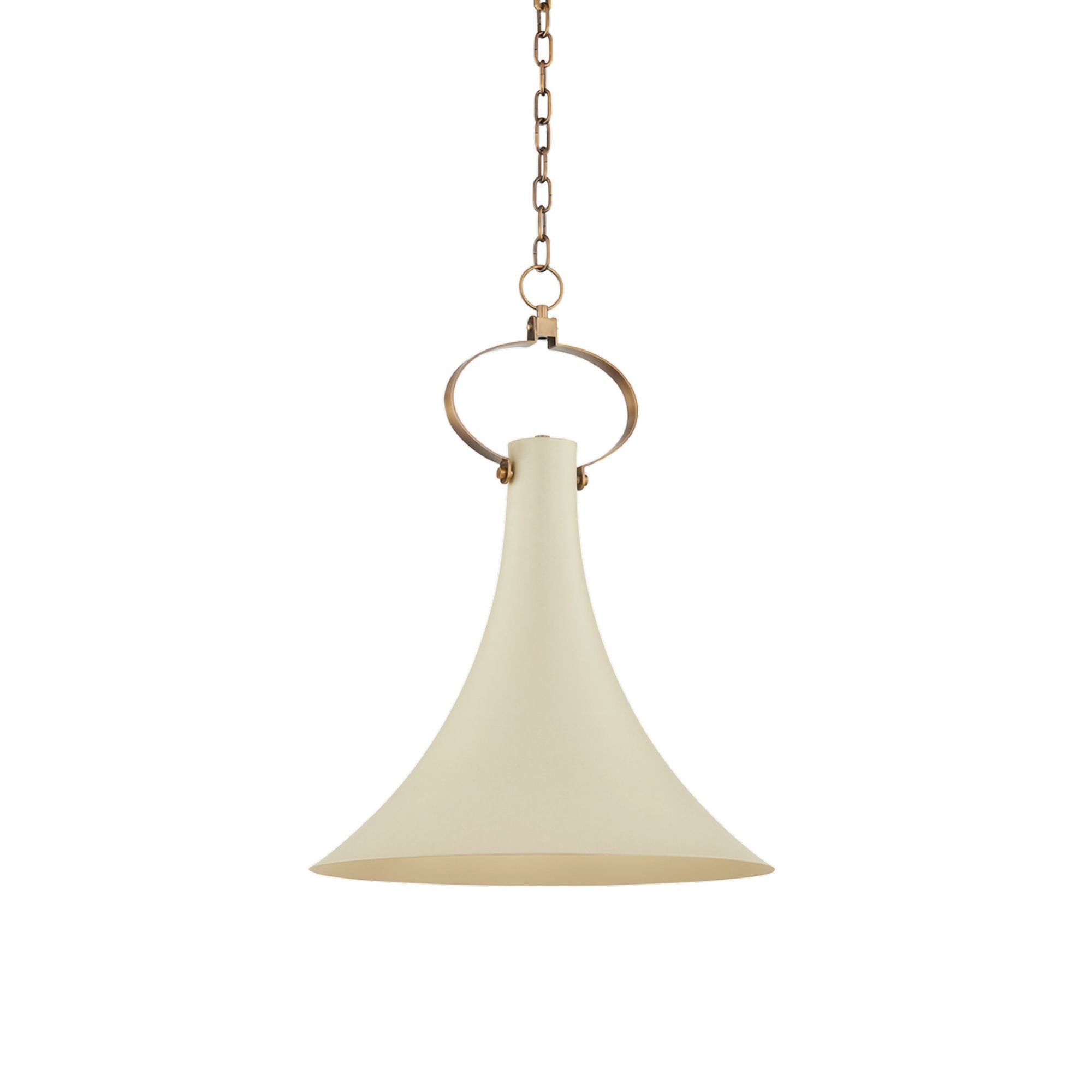 Radcliff Pendant 1-Light LED in Patina Brass 18L x 18W x 24.5H