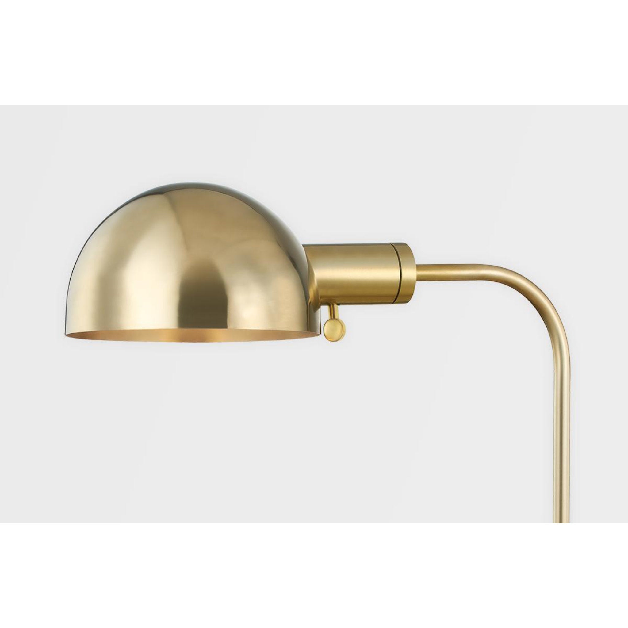 Devon 1-Light Table Lamp in Aged Brass by Mark D. Sikes 7.25L x 7.25W x 18H