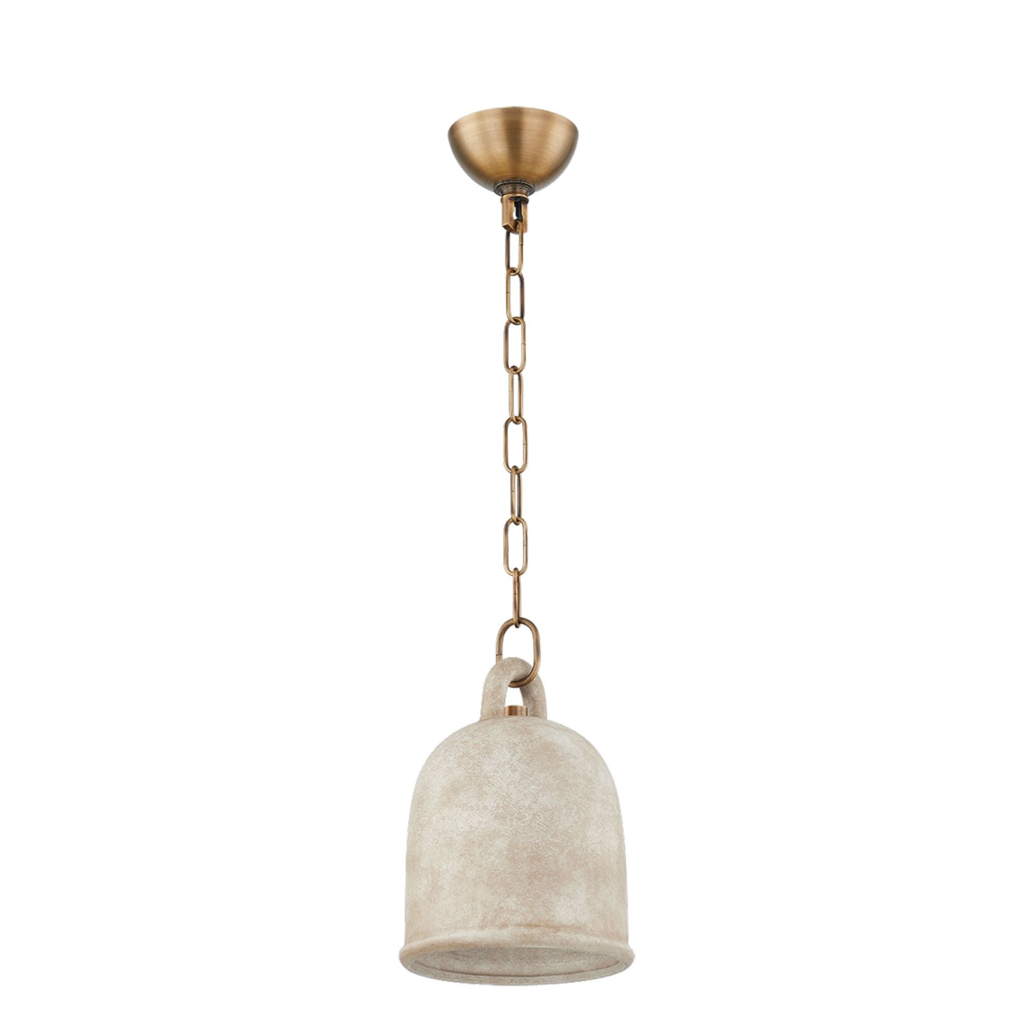 Relic Pendant 1-Light LED in Patina Brass 11.5L x 8.25W x 11.5H