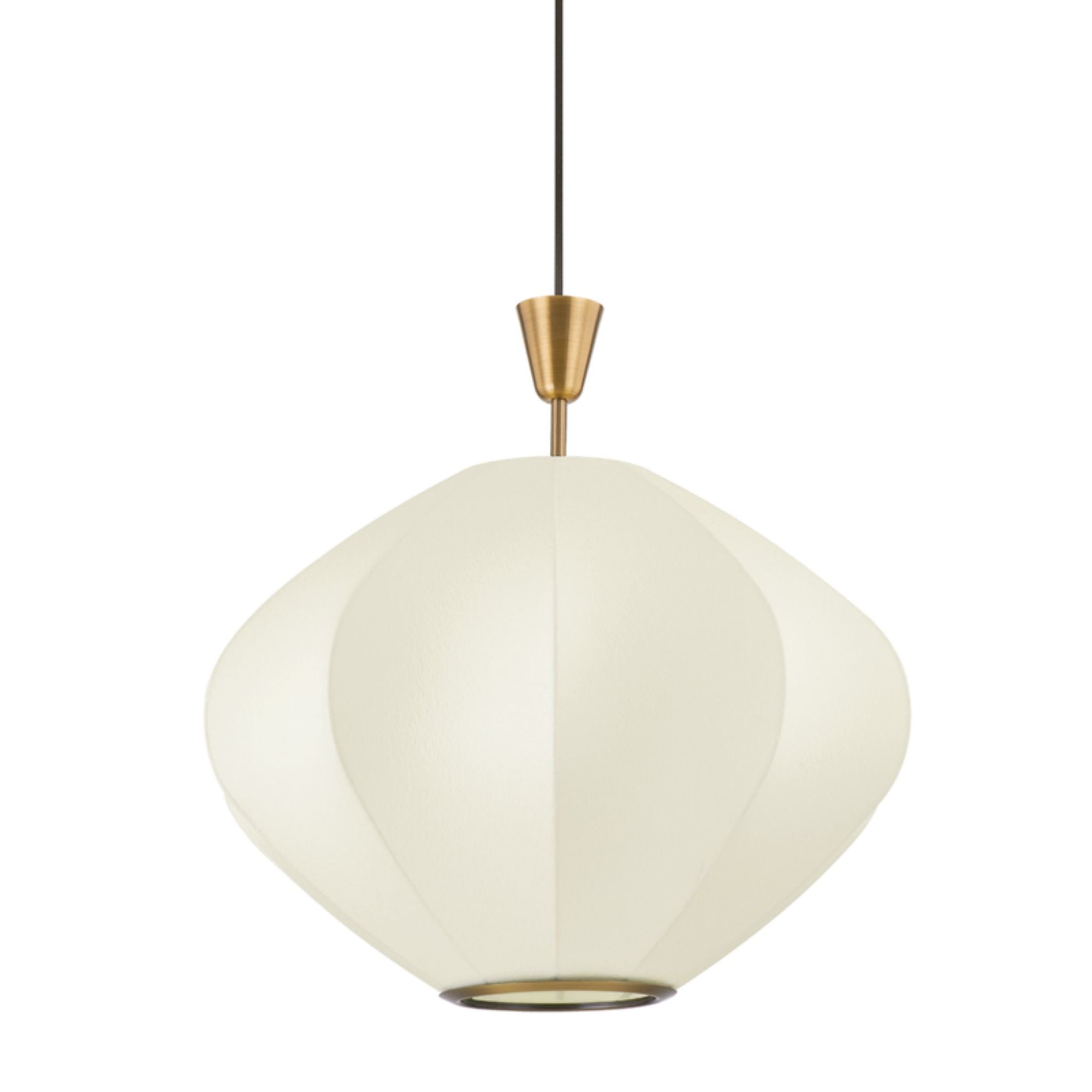 Arden Pendant 1-Light LED in Patina Brass 22L x 22W x 21.75H