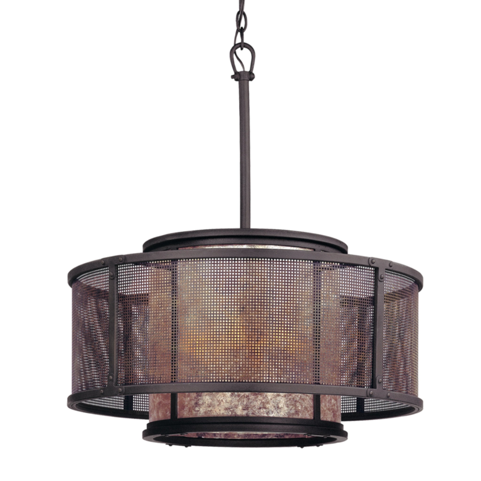 Copper Mountain Chandelier 6-Light LED in Bronze 26L x 26W x 29H