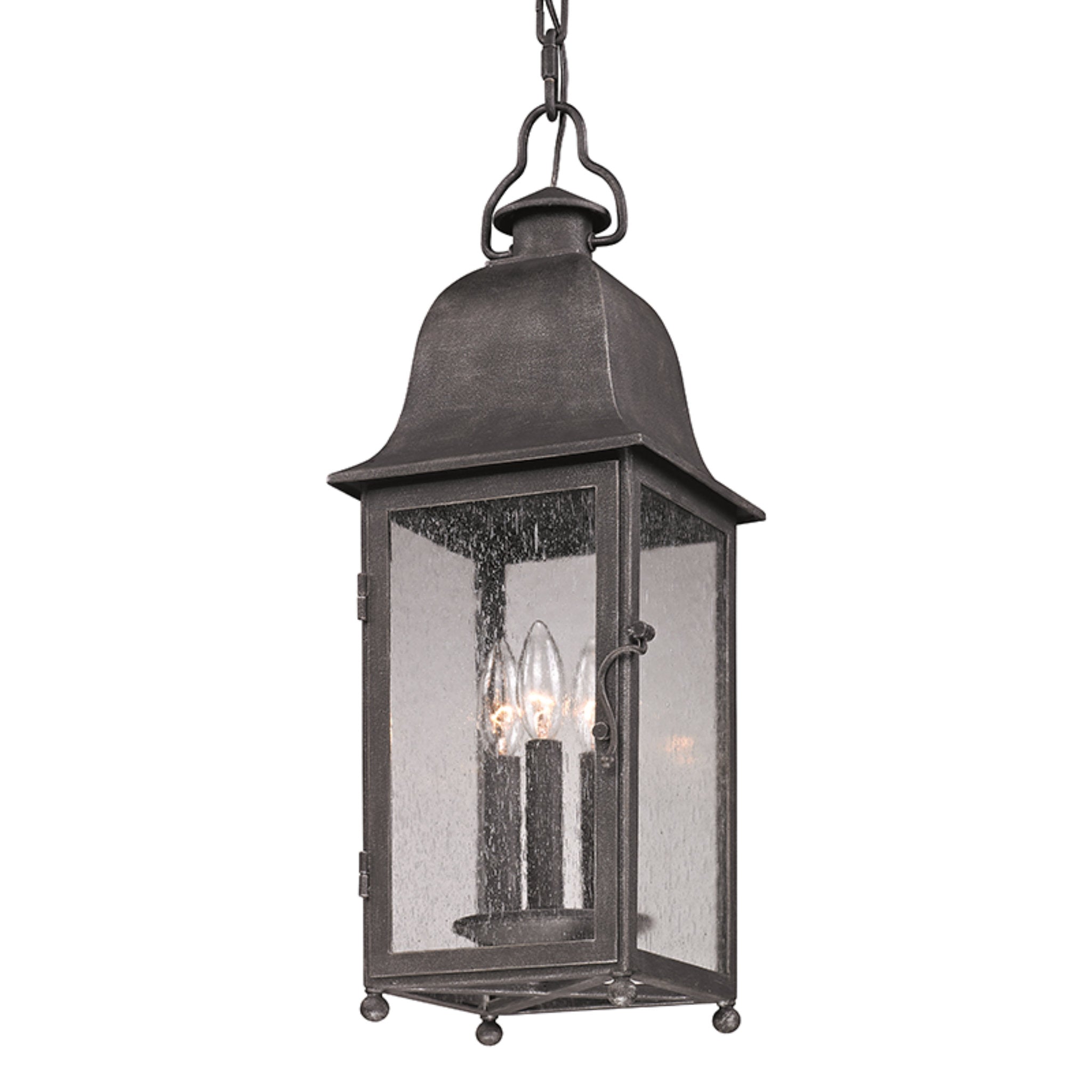 Larchmont 3-Light Exterior Lantern in Vintage Bronze 8L x 8W x 23.5H