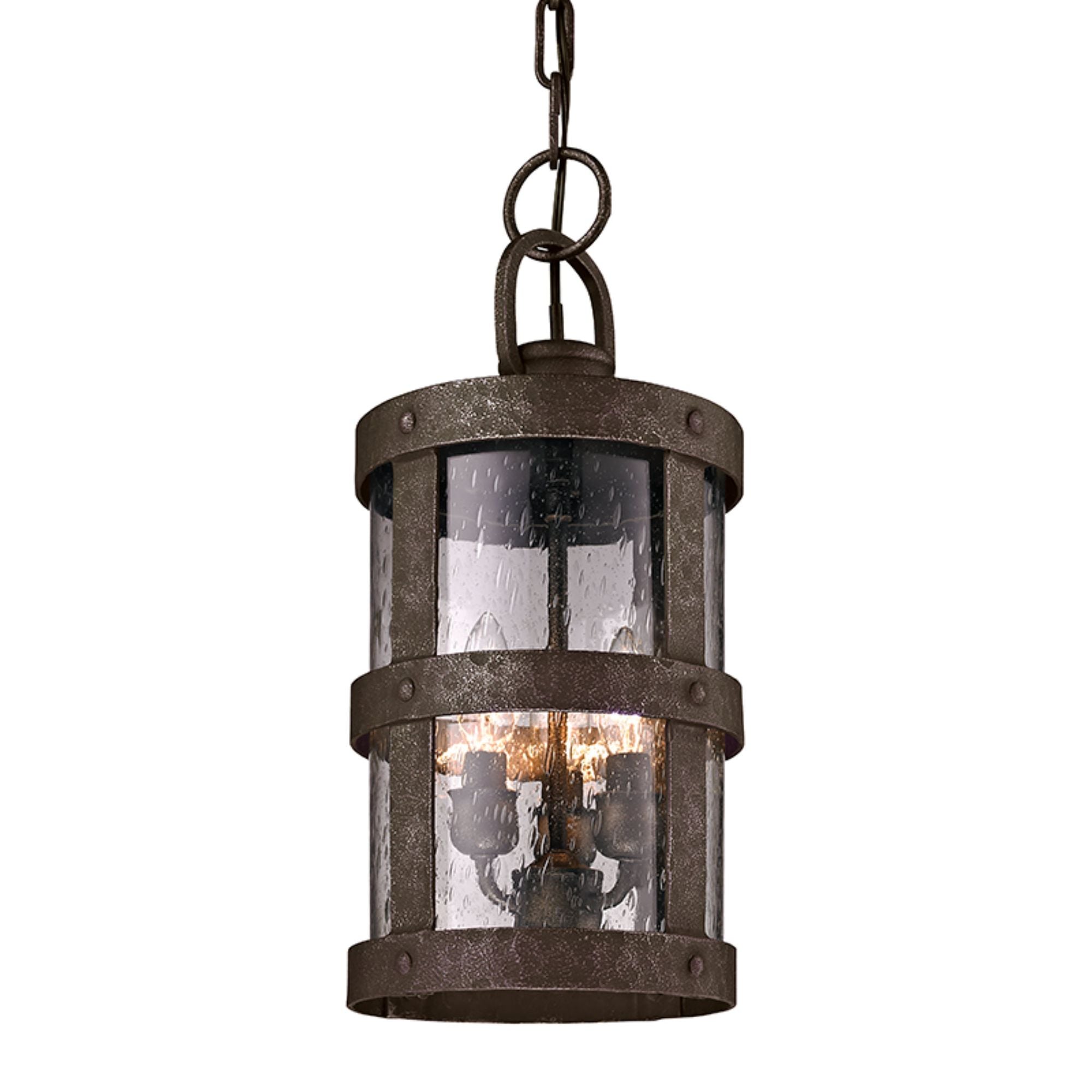 Barbosa 3-Light Exterior Lantern in Aged Pewter 8W x 16.75H